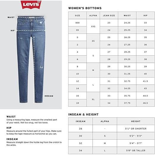 Levi's Levi's 711 Women's White Denim Skinny Jeans Size 24 Size 24" / US 00 / IT 34 - 7 Thumbnail