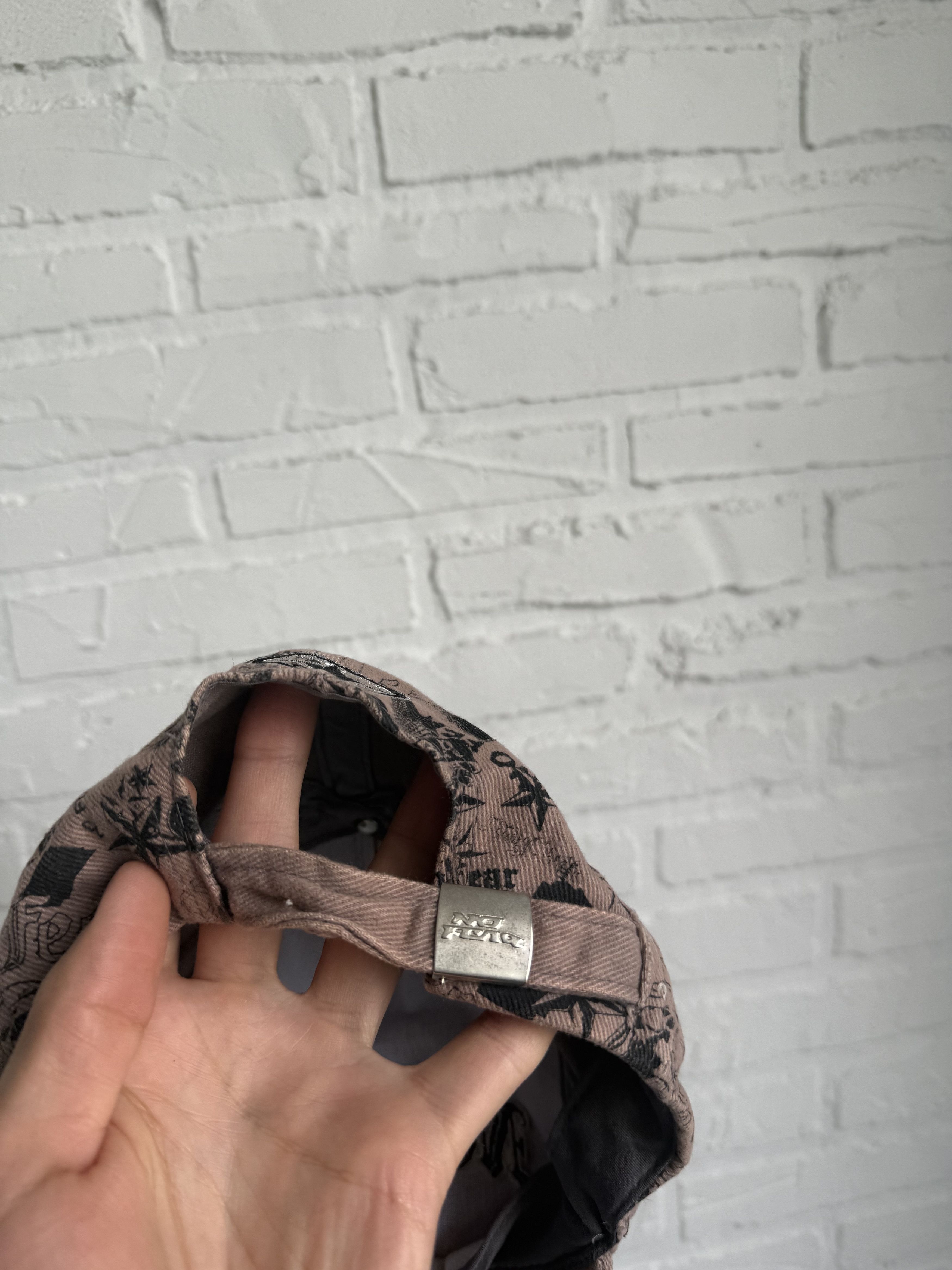 No Fear × Vintage Vintage y2k No Fear monogram skull baseball cap Size ONE SIZE - 3 Thumbnail