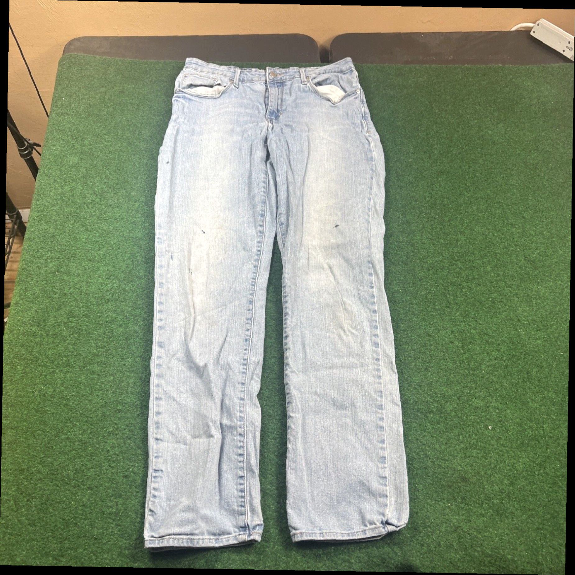 Levi's Levis Jeans Womens 32 (31x30)Blue Skinny Leg Denim Mid Rise Work Paint Outdoors Size 24" / US 00 / IT 34 - 1 Thumbnail