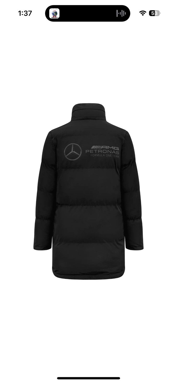 Mercedes-Benz AMG Petronas Ultimate Puffer Jacket Size US M / EU 48-50 / 2 - 3 Thumbnail