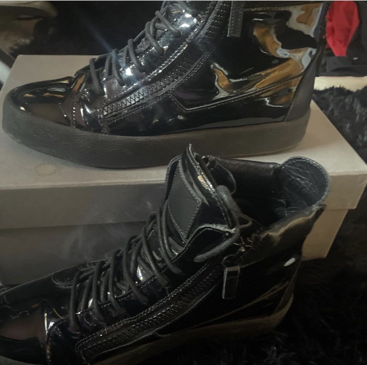 Giuseppe Zanotti Giuseppe Zanotti black shoes Size US 8.5 / EU 41-42 - 6 Thumbnail