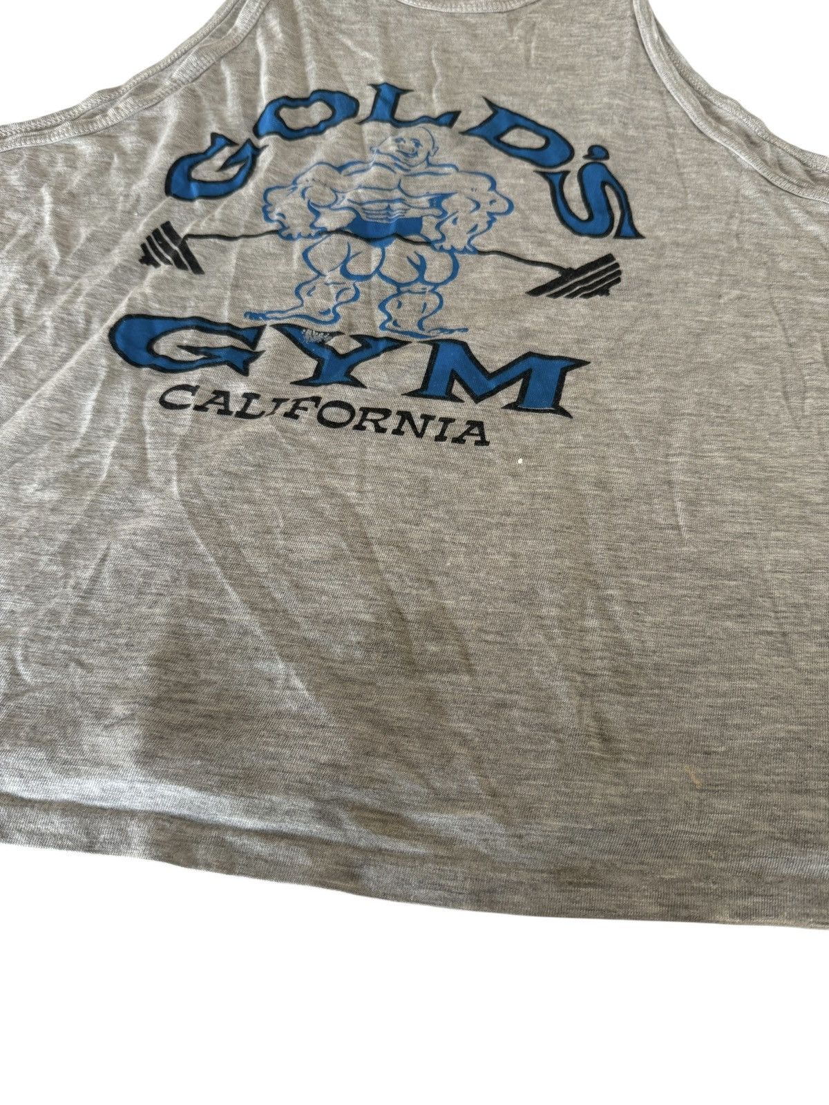 Vintage *RARE* GOLD’S GYM 80s VINTAGE BODYBUILDING TANK TOP Size US XL / EU 56 / 4 - 9 Thumbnail