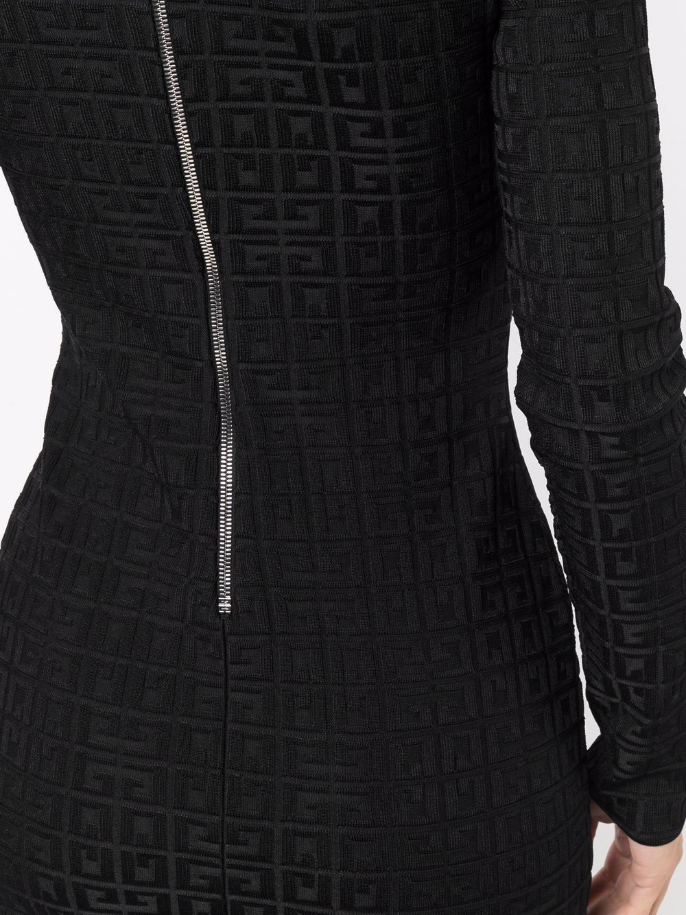 Givenchy o1w1db10325 4G Allover Knitted Dress in Black Size S / US 4 / IT 40 - 5 Thumbnail