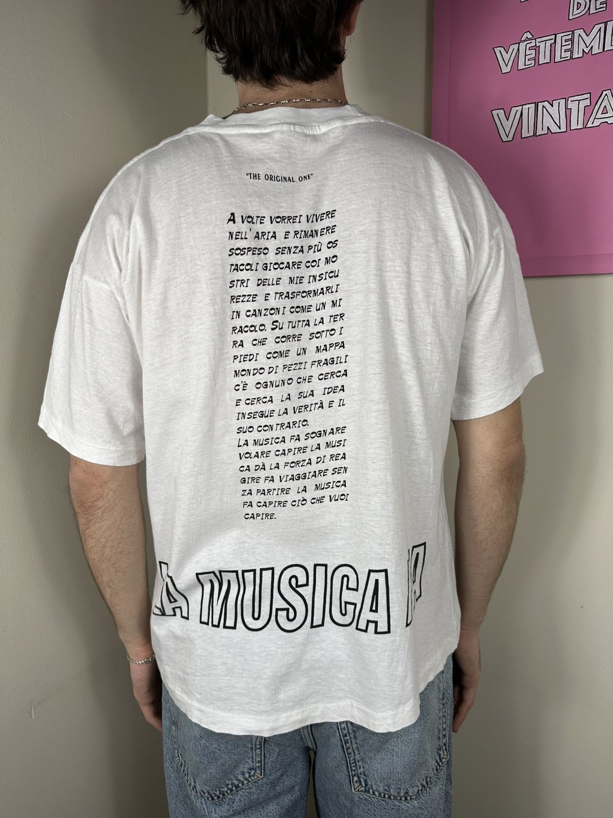 Vintage Rare Vintage LitFiba T Shirt Italian Rock Band Tee Size US L / EU 52-54 / 3 - 2 Thumbnail