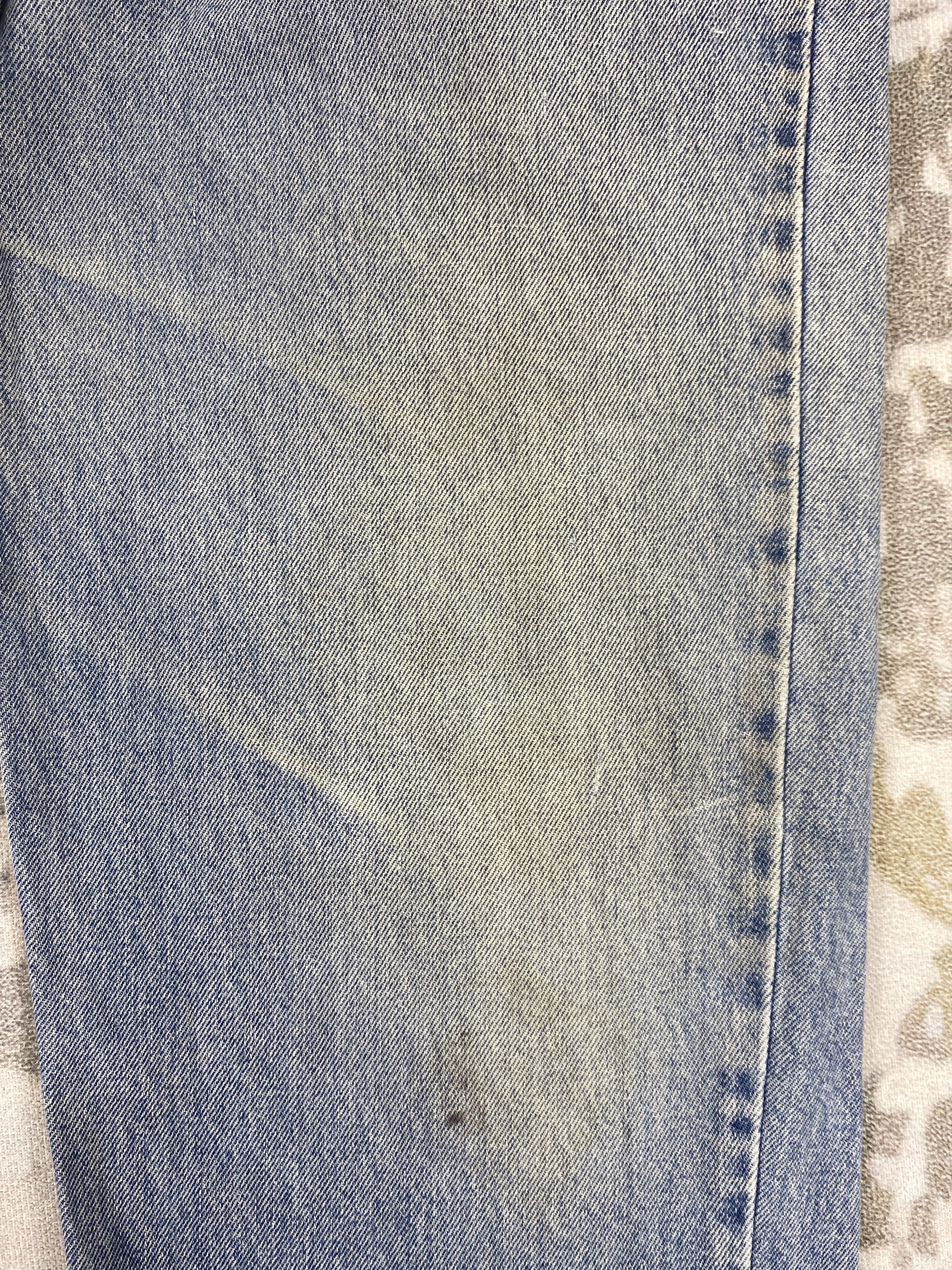 Levi's Dirty Blue Vintage Levi's 550 Relaxed Fit Denim 33x30 -JN636 Size US 33 - 12 Thumbnail