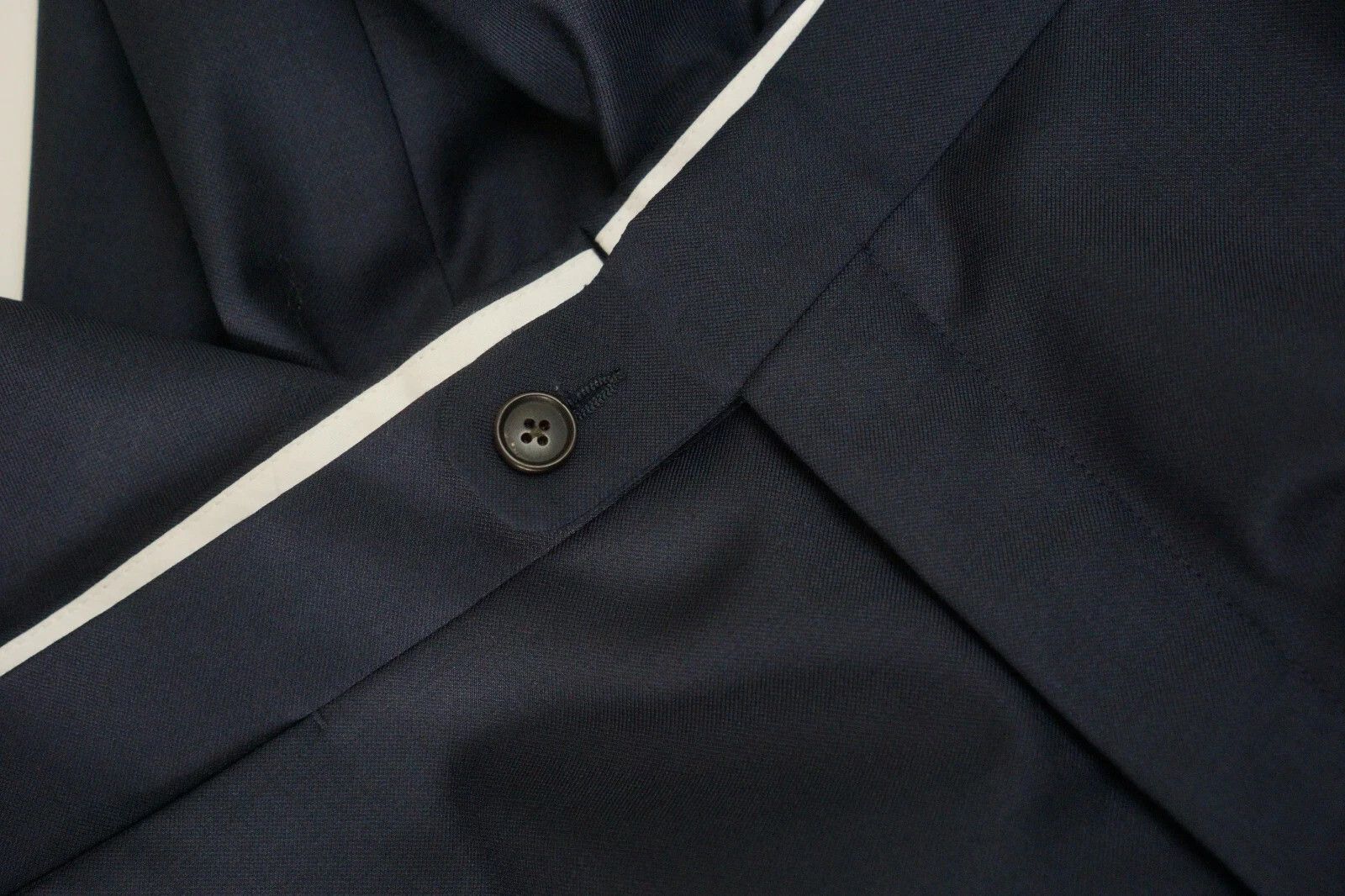 Suitsupply Men Suitsupply Suit Lazio Single Breasted Navy Blue UK/US46 Size 46R - 9 Thumbnail