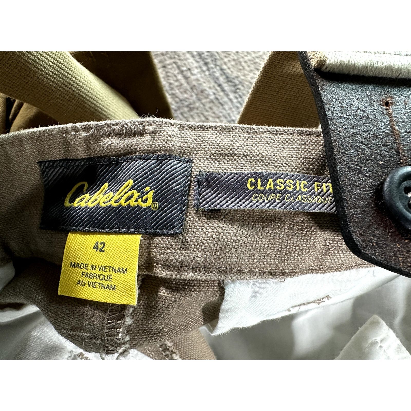 Cabelas Cabela's Mens Hunting Overalls Pants 42x29 Brown Canvas Size US 42 / EU 58 - 9 Thumbnail