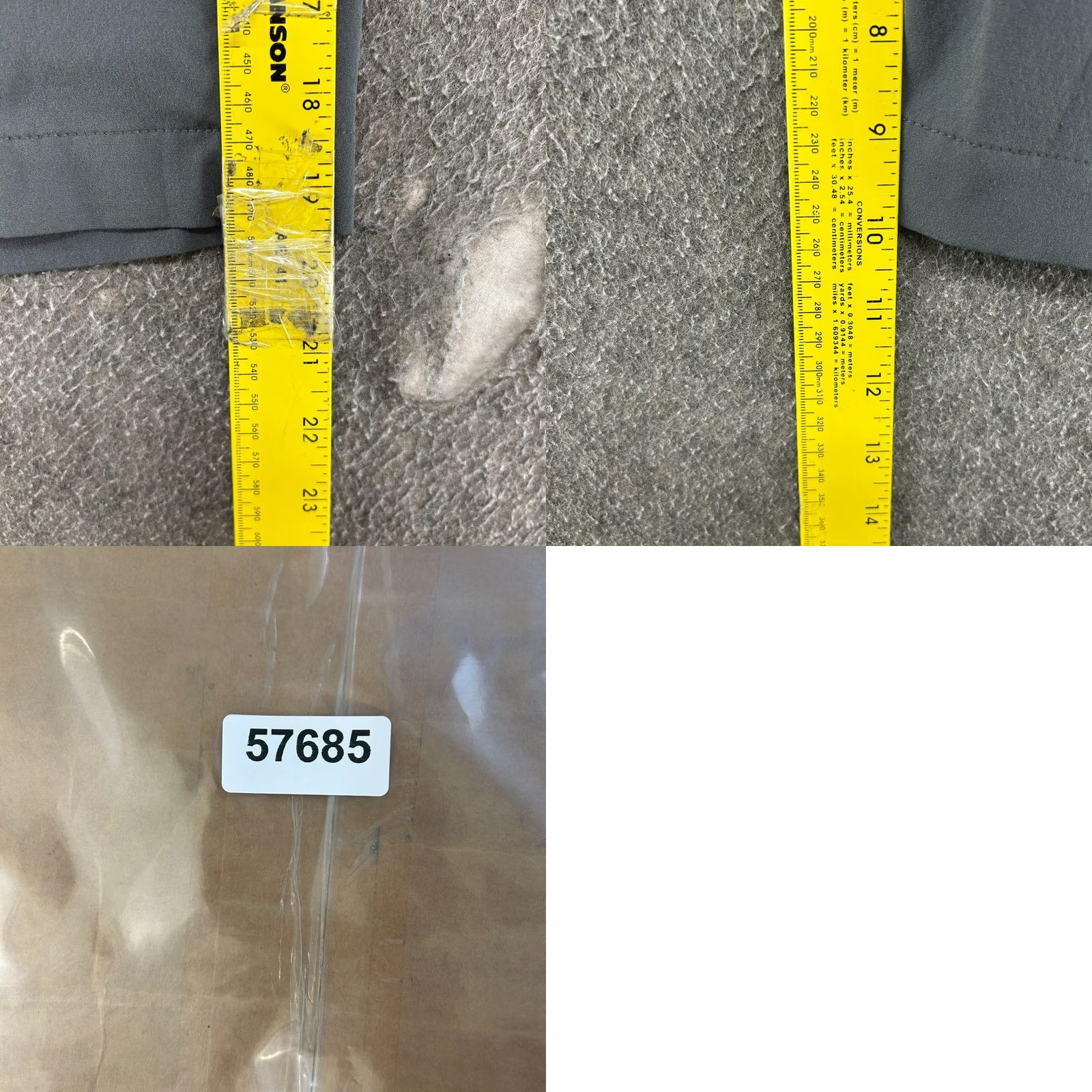 The North Face The North Face Shorts Mens 34 Grey Cargo Hiking Outdoors Polyester Stretch Pockets 90s Size US 34 / EU 50 - 8 Thumbnail