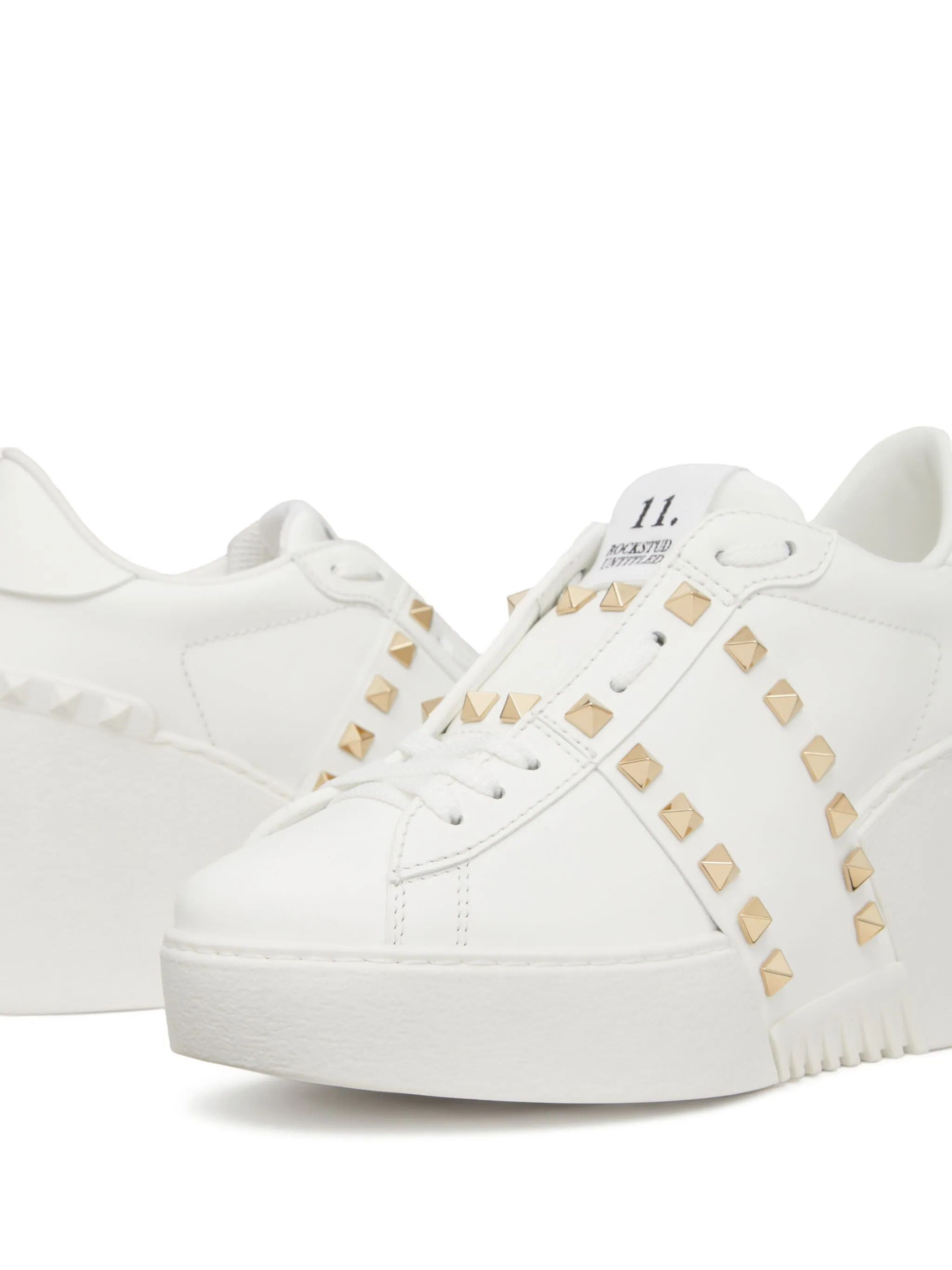 Valentino o1s22i1n0924 Open Disco Wedge Sneakers in White Size US 10 / IT 40 - 5 Thumbnail