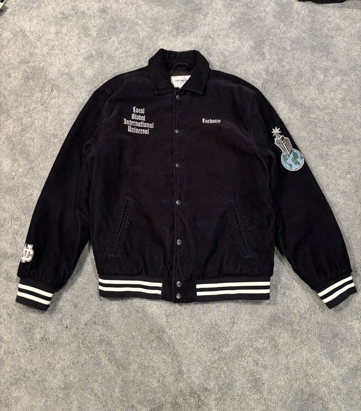 Carhartt × Carhartt Wip × Japanese Brand Carhartt WIP varsity jacket Size US S / EU 44-46 / 1 - 1 Thumbnail