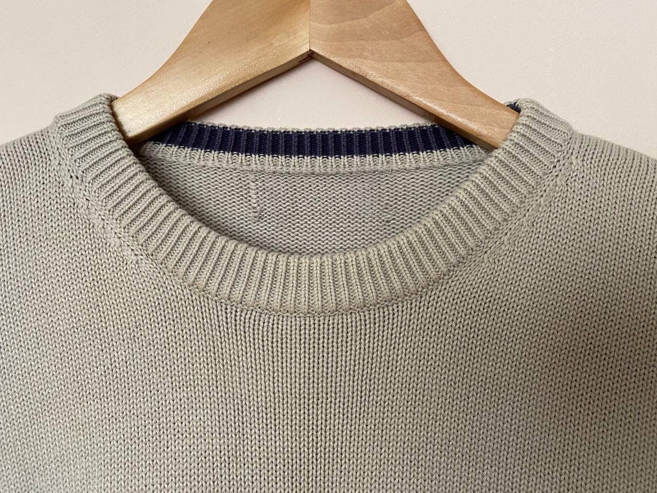 Burberry 🔥 90s Thomas Burberry sweater beige cardigan nova check old Size US L / EU 52-54 / 3 - 4 Thumbnail