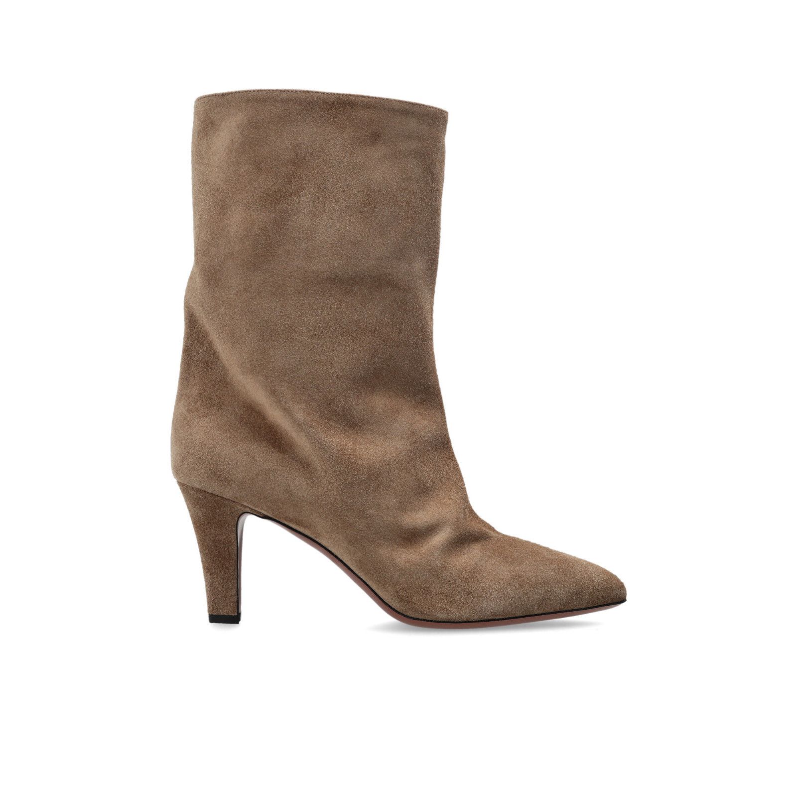 PARIS TEXAS 'Elsa' Beige Heeled Ankle Boots New And Authenti