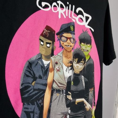 Other Gorillaz Men's Black Size Medium Short Sleeve T-Shirt Size US M / EU 48-50 / 2 - 5 Thumbnail