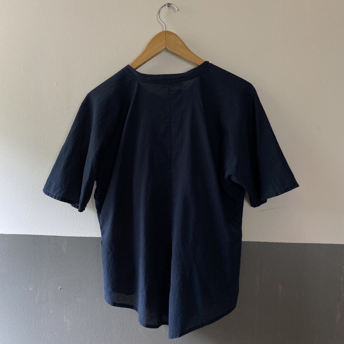 See by Chloe SEE BY CHLOẺ Navy Ruffled Tie-Front Blouse Size S / US 4 / IT 40 - 12 Thumbnail