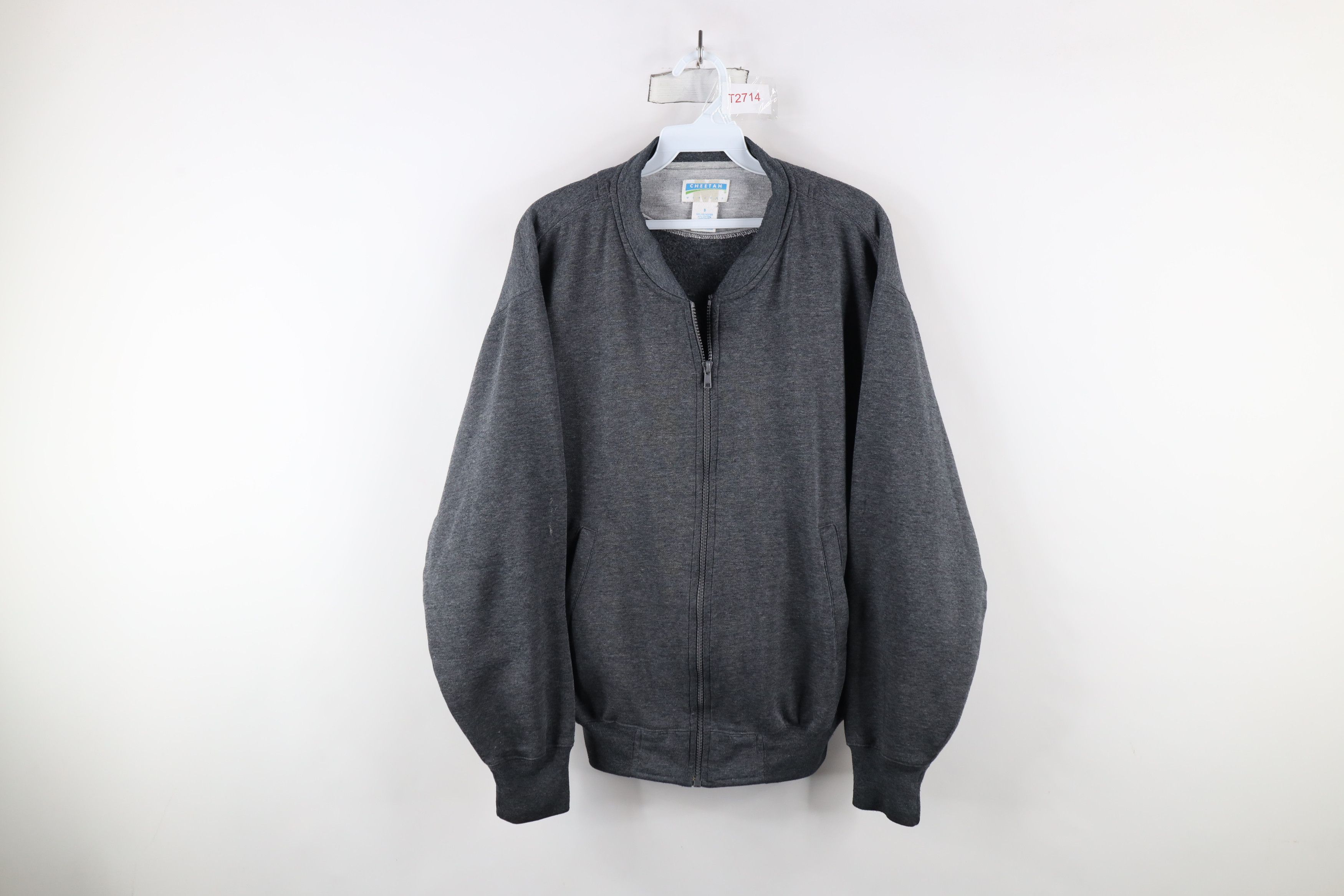 Vintage Vintage 90s Streetwear Sweatshirt Bomber Jacket Swacket Size US S / EU 44-46 / 1 - 1 Thumbnail