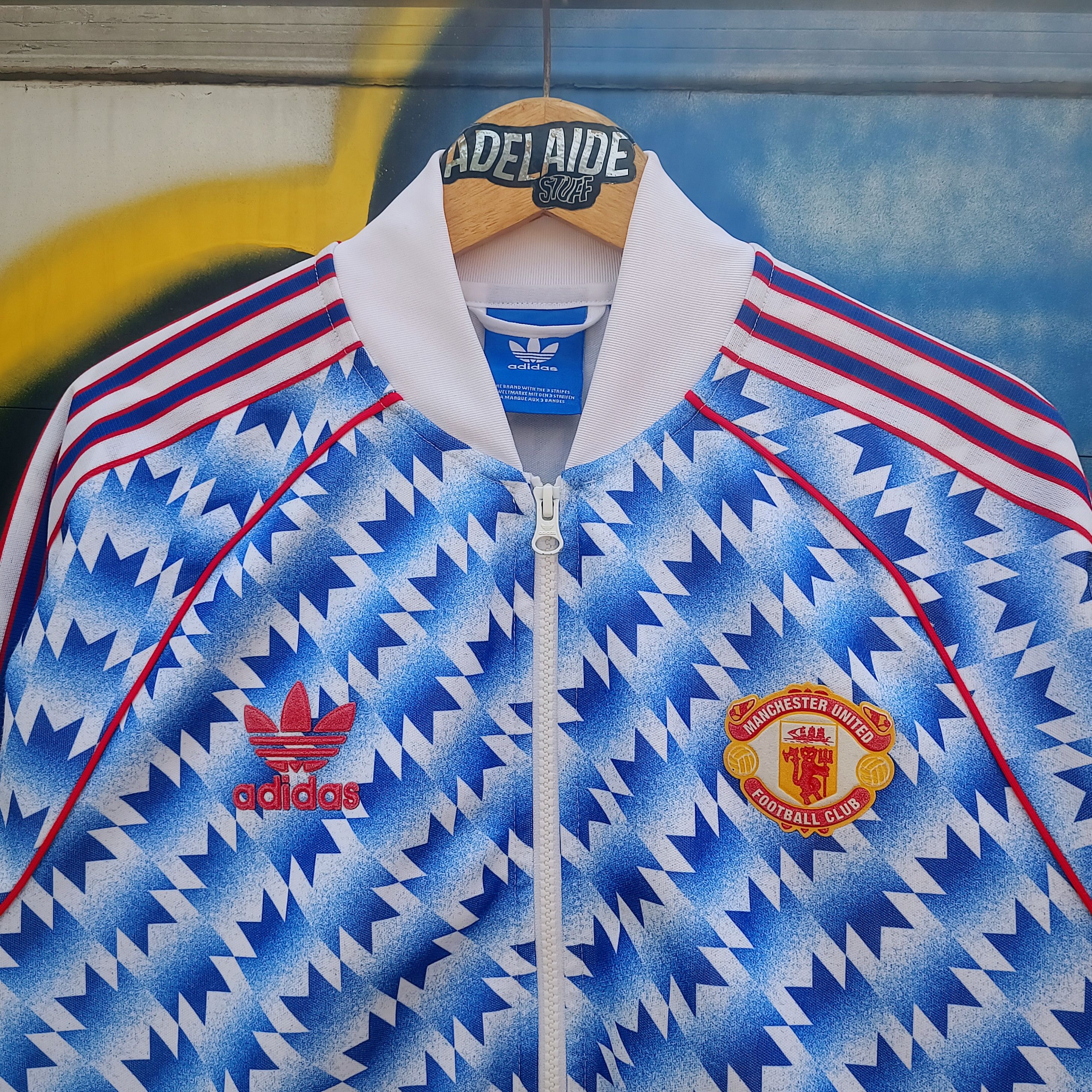 Adidas Adidas Manchester United Repro 1990-1992 Away Tracktop Size US M / EU 48-50 / 2 - 2 Thumbnail