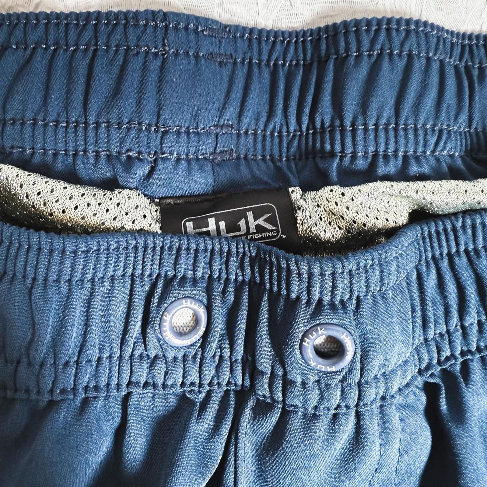 Designer Huk Fishing Shorts Mens XL Quick Dry Lined Swim Outdoor Size US 36 / EU 52 - 2 Thumbnail