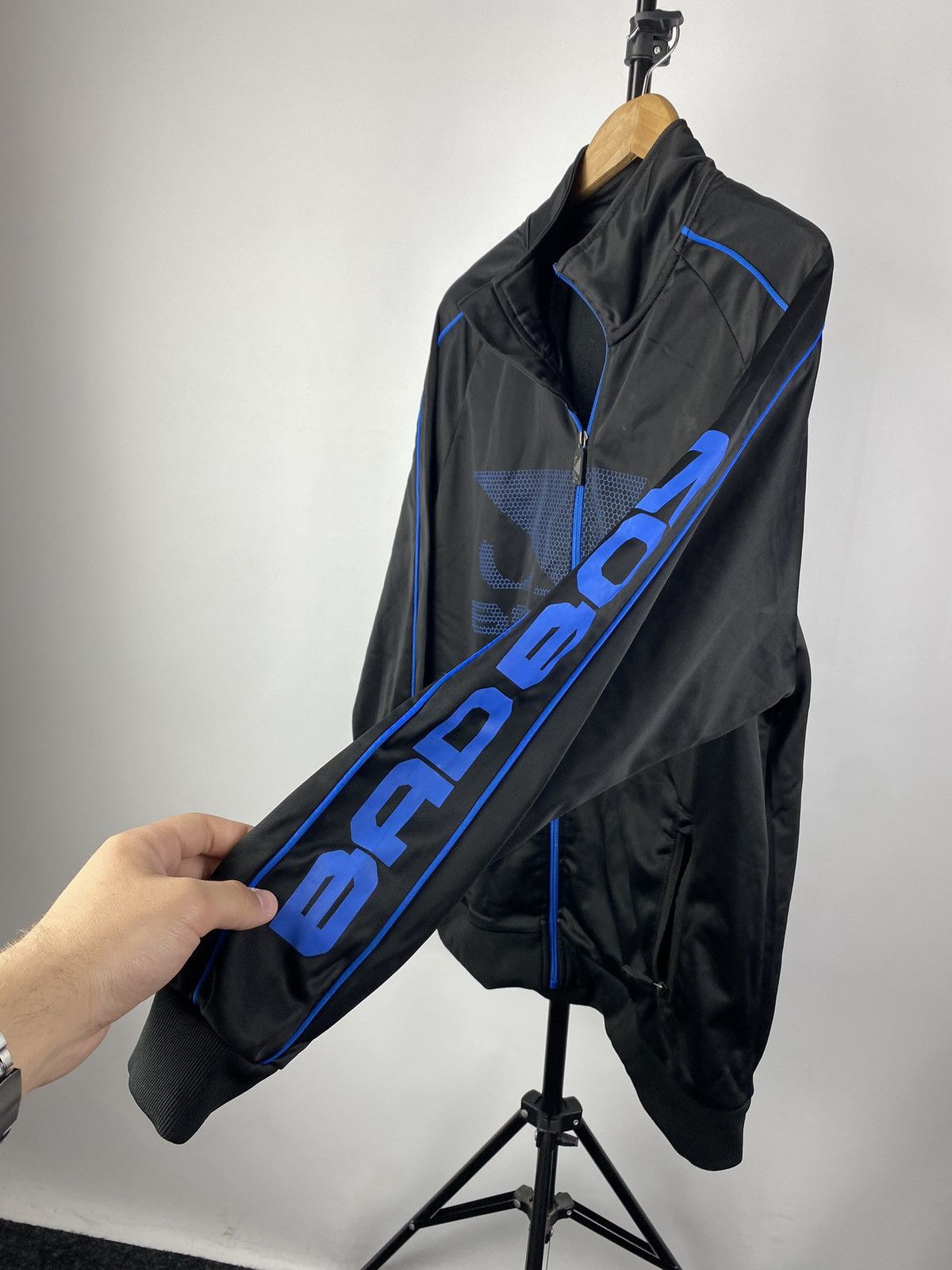 Vintage 00s🔥Bad Boy Pro Series Eyes Big Logo Zip Up Sweatshirt MMA Size US XL / EU 56 / 4 - 2 Thumbnail