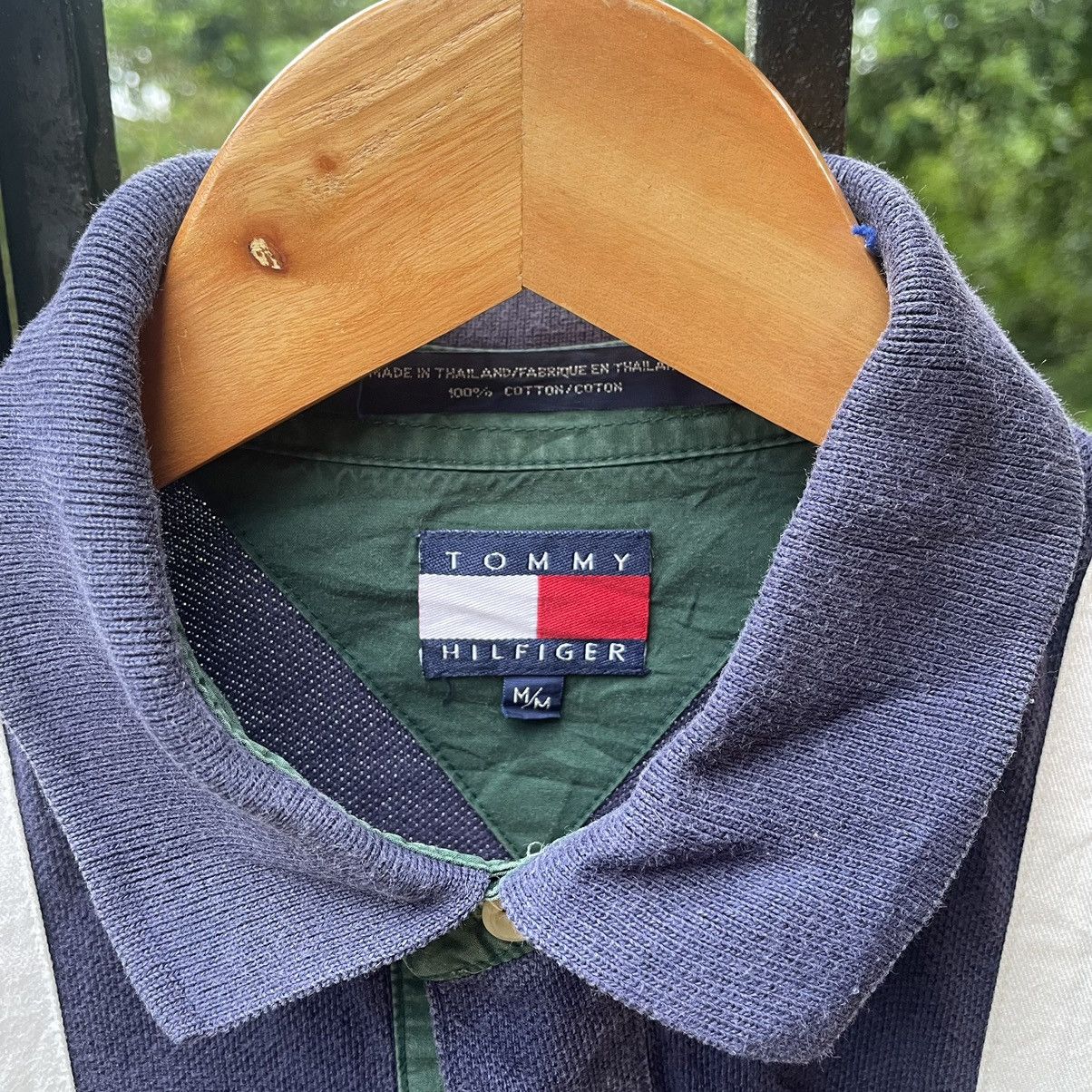 Tommy Hilfiger × Vintage 🔥Vintage Tommy Hilfiger Striped Rugby Styles Polos Shirts Size US L / EU 52-54 / 3 - 7 Thumbnail