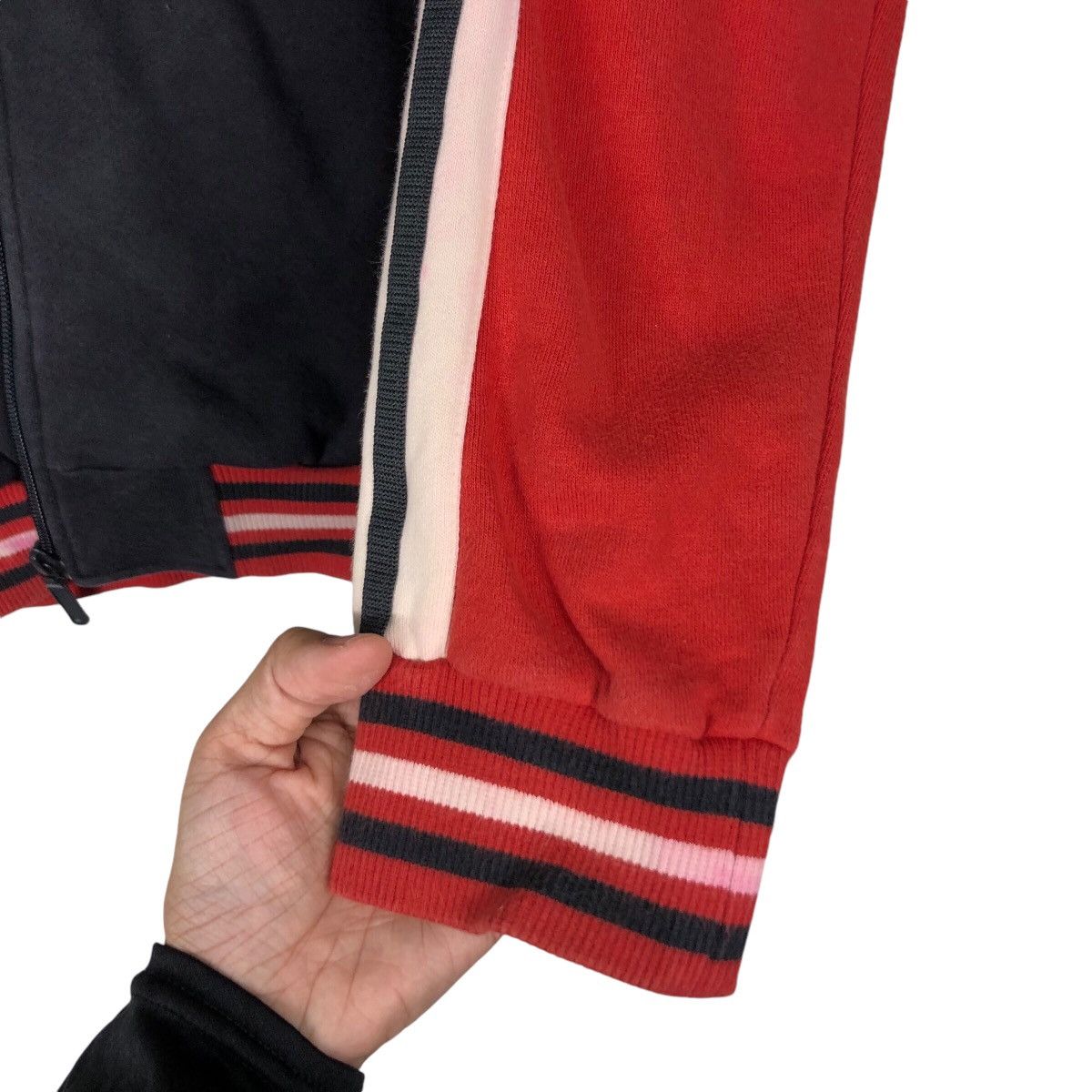 Adidas × Japanese Brand Adidas Three Stripe Vintage Sweater Jacket Small Size Size US S / EU 44-46 / 1 - 13 Thumbnail