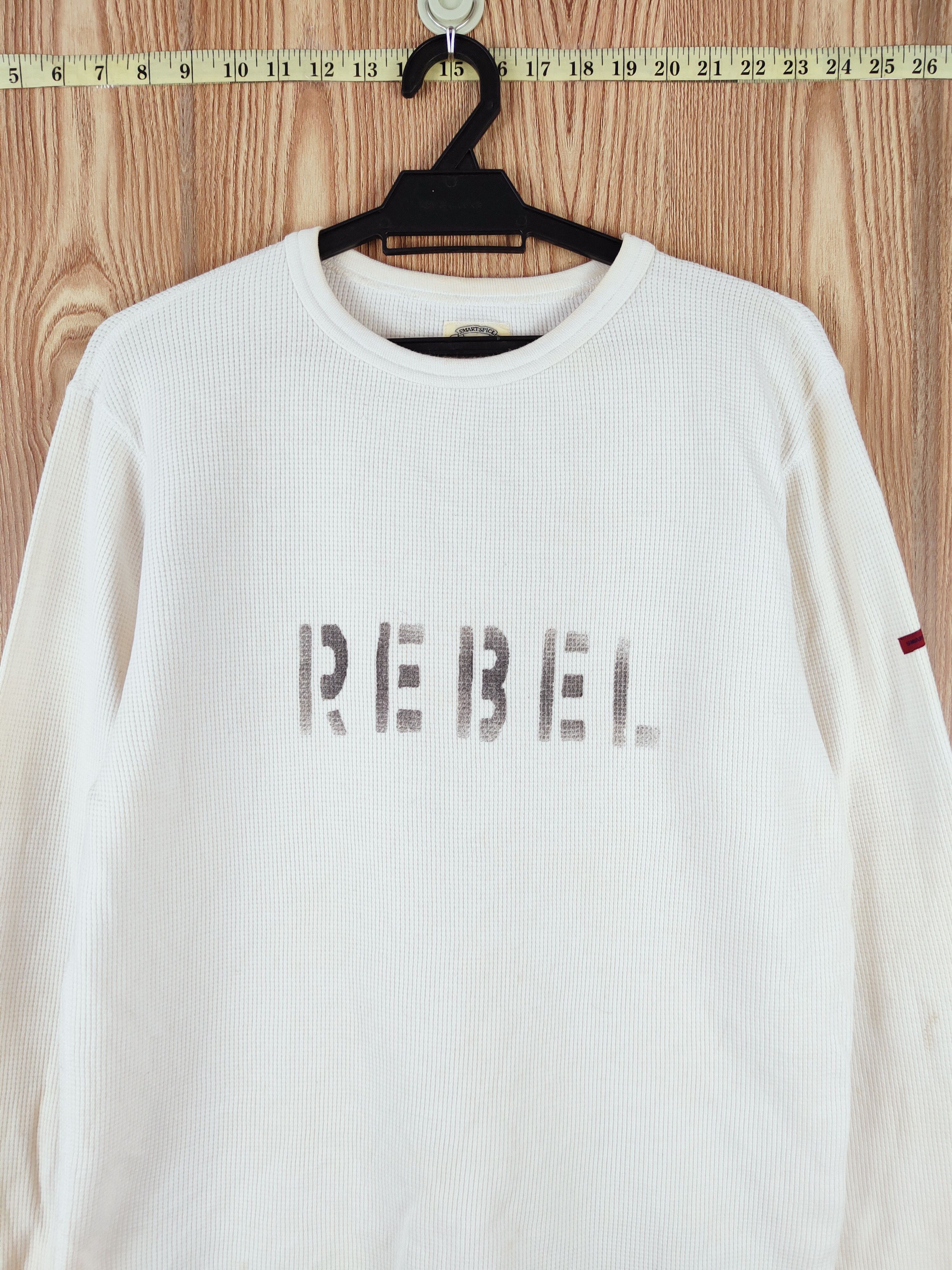 Japanese Brand Smart Spice REBEL Knitwear Long Sleeve sweatshirt #W140 Size US M / EU 48-50 / 2 - 2 Thumbnail