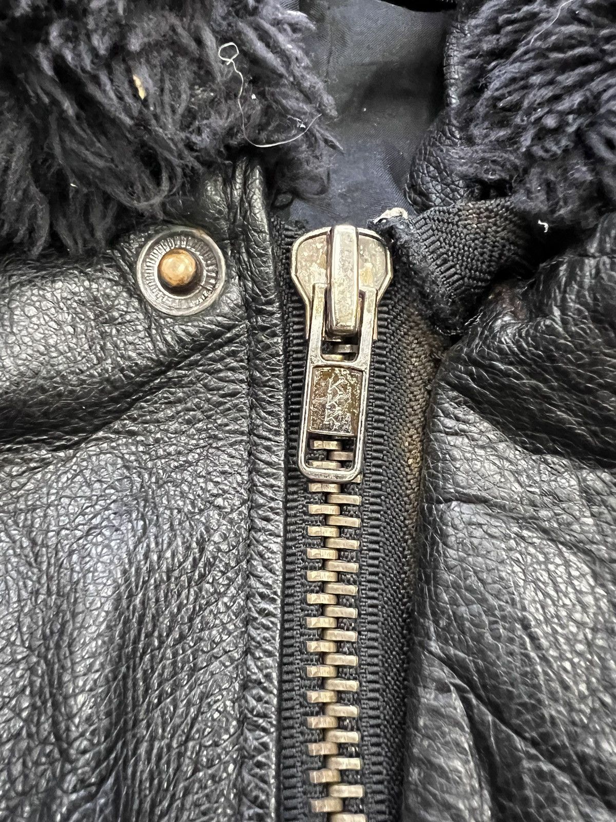 Vintage Leather Jacket Y2K Streetwear Fashion Vintage Opium Emo Punk Size US XL / EU 56 / 4 - 9 Thumbnail