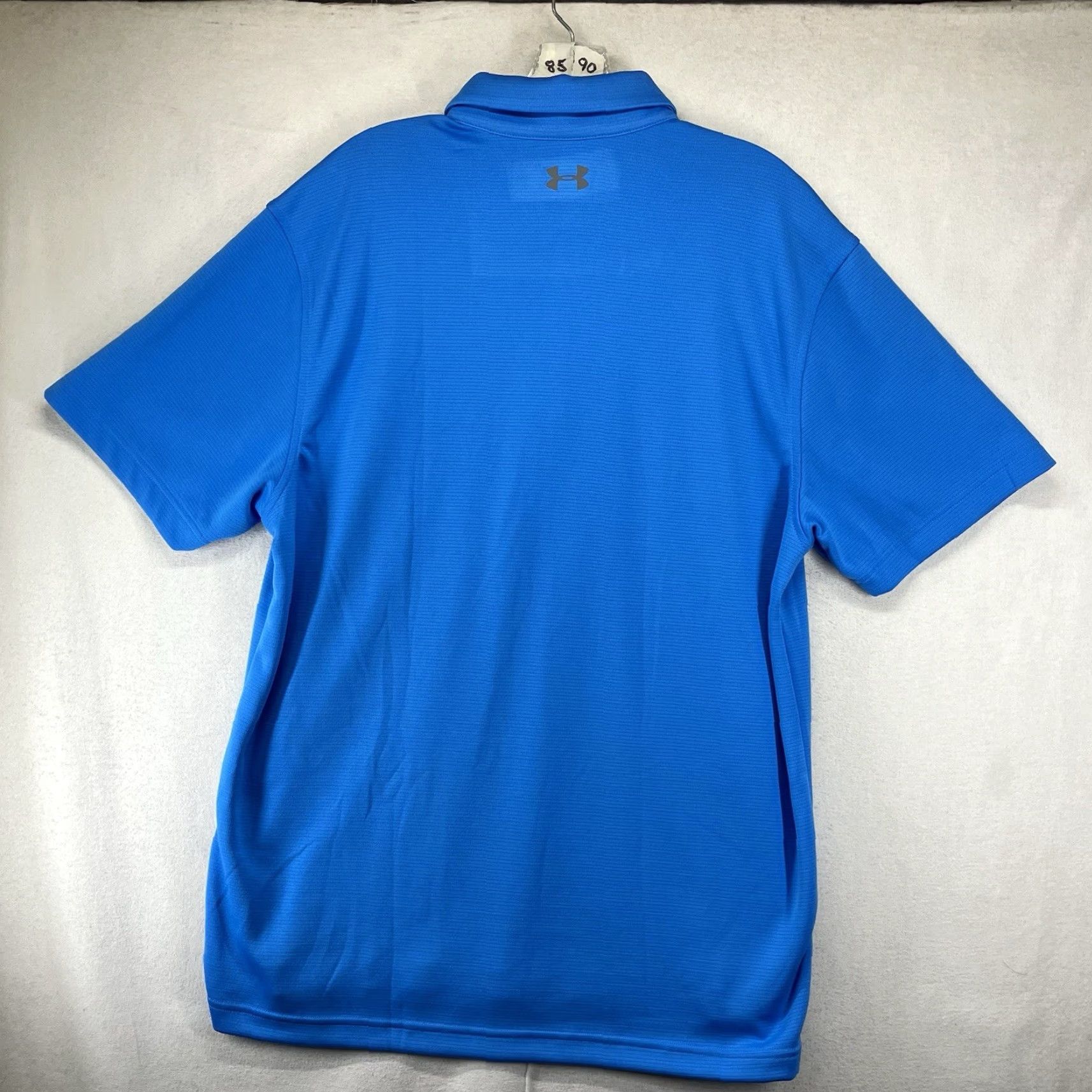 Under Armour Under Armour Polo Shirt Mens Large Loose Fit Blue Striped Short Sleeve Size US L / EU 52-54 / 3 - 2 Thumbnail