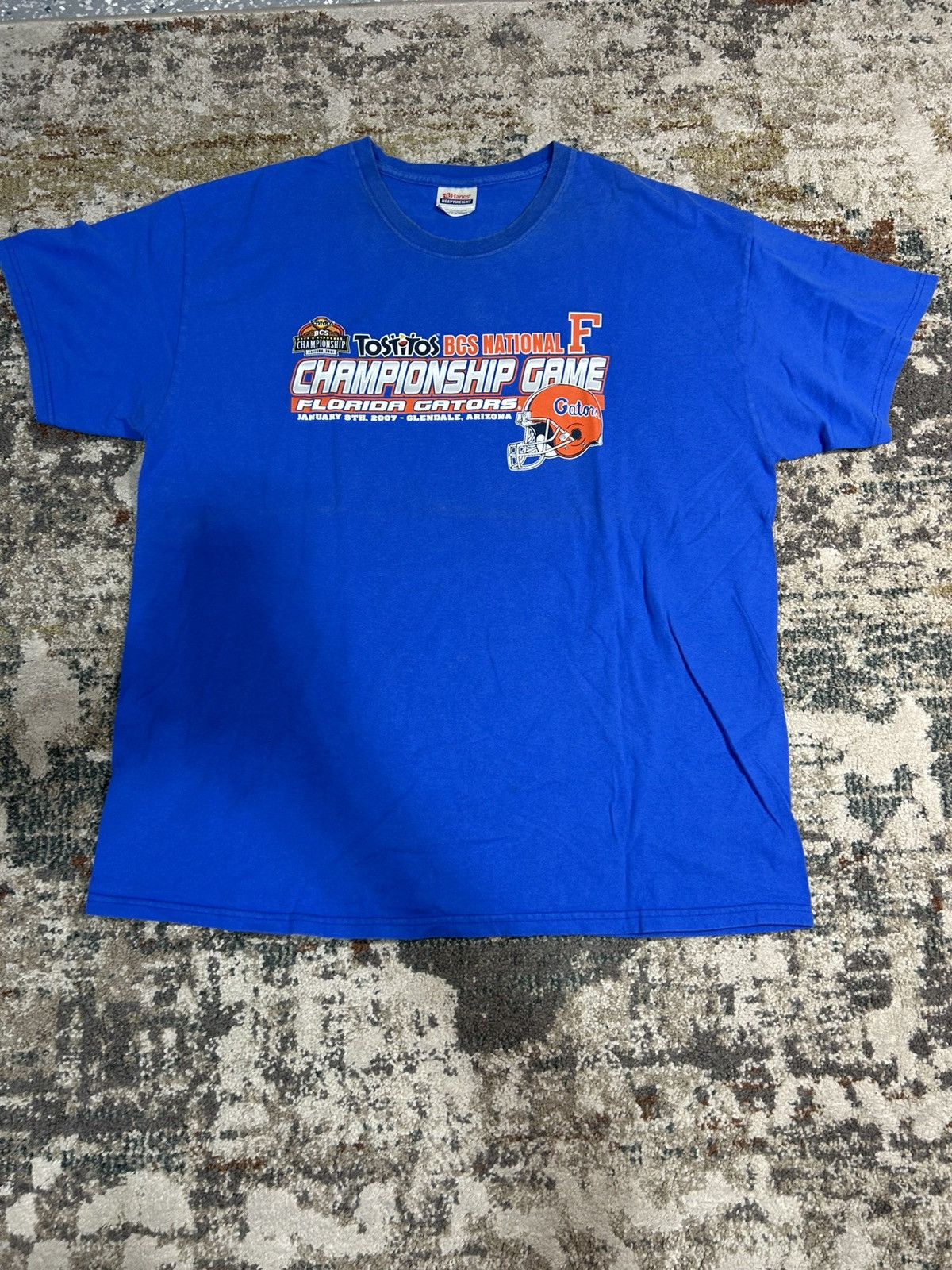 Vintage 2007 Florida Gators National Championship Game Tee Size US XL / EU 56 / 4 - 1 Thumbnail