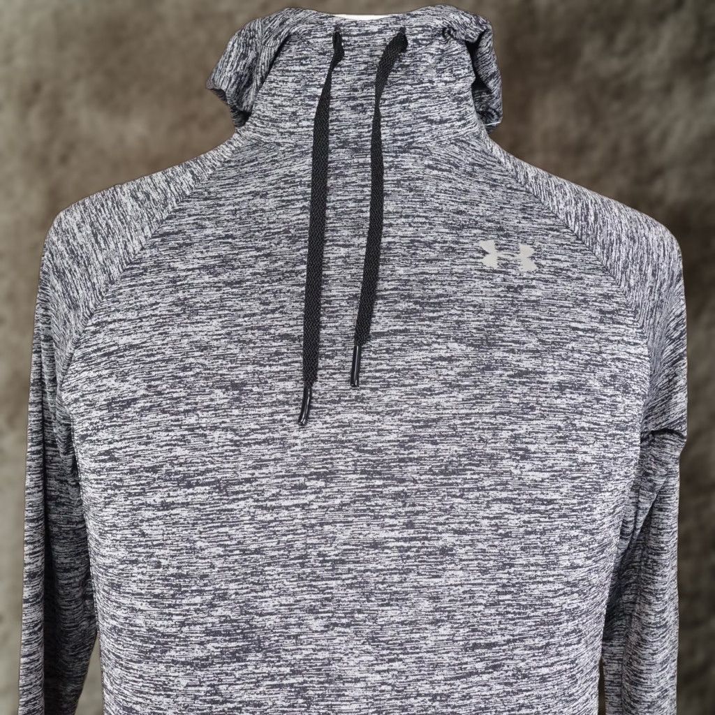 Under Armour Under Armour Hoodie Women M Gray HeatGear Performance Heather Pullover ULINE LightWeight Moisture Wicking Raglan Sleeve Size US M / EU 48-50 / 2 - 1 Thumbnail