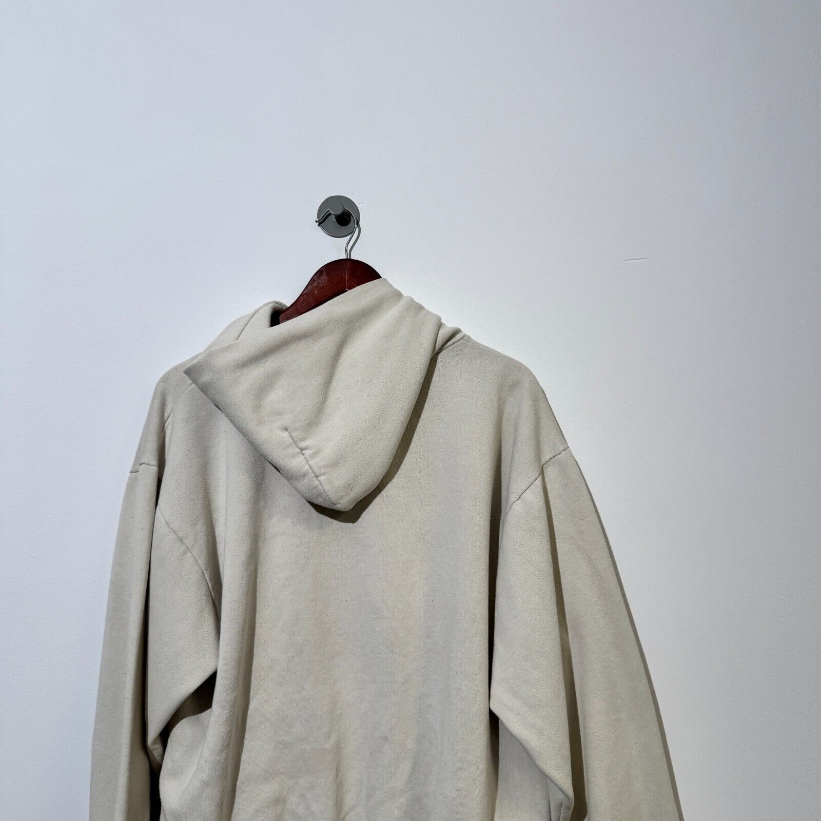 Vintage Vintage Unisex Beige Cotton Hoodie Size L Pennstate Button Size US L / EU 52-54 / 3 - 8 Thumbnail
