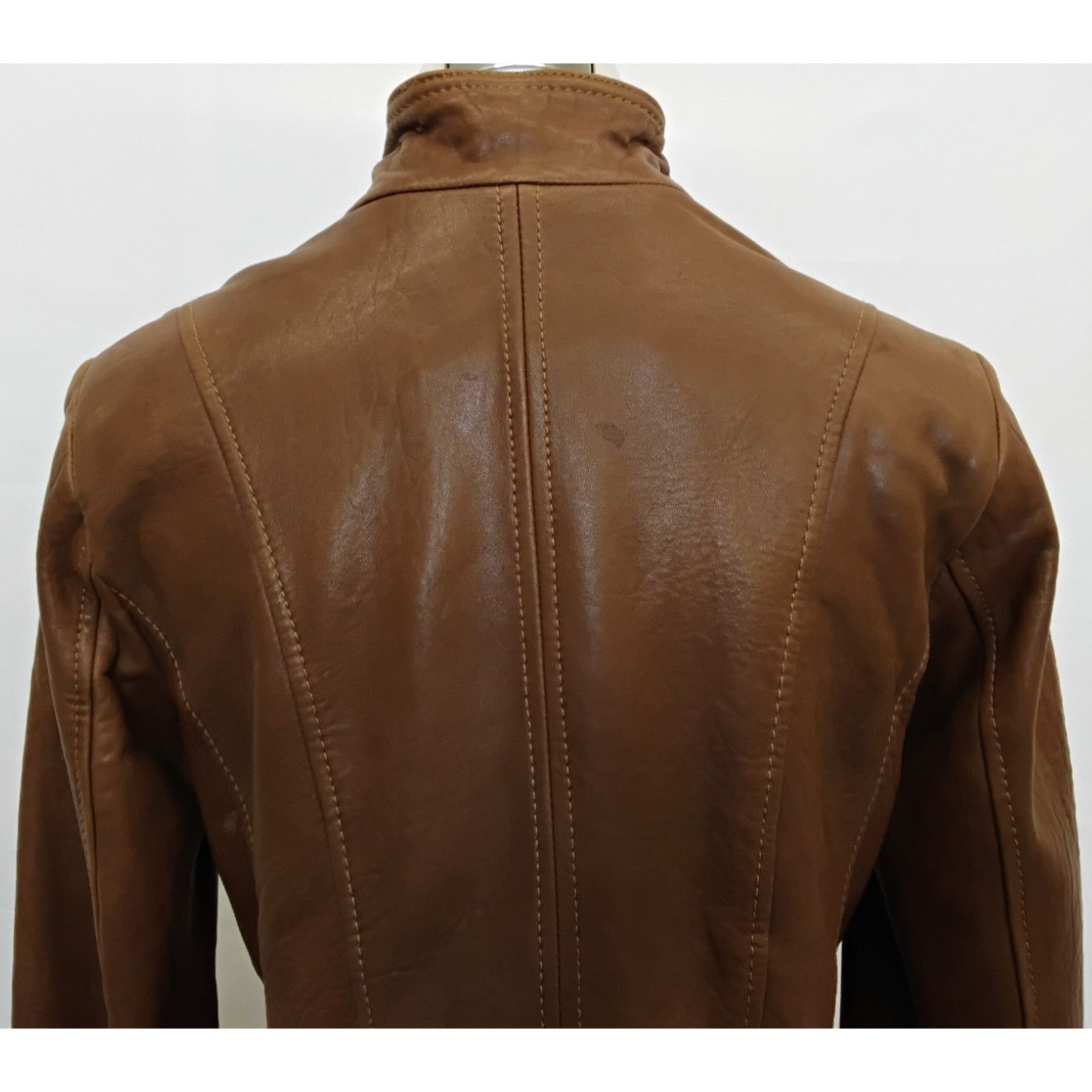 Andrew Marc Andrew Marc New York Lambskin Leather Jacket Women XS Brown Size XS / US 0-2 / IT 36-38 - 6 Thumbnail