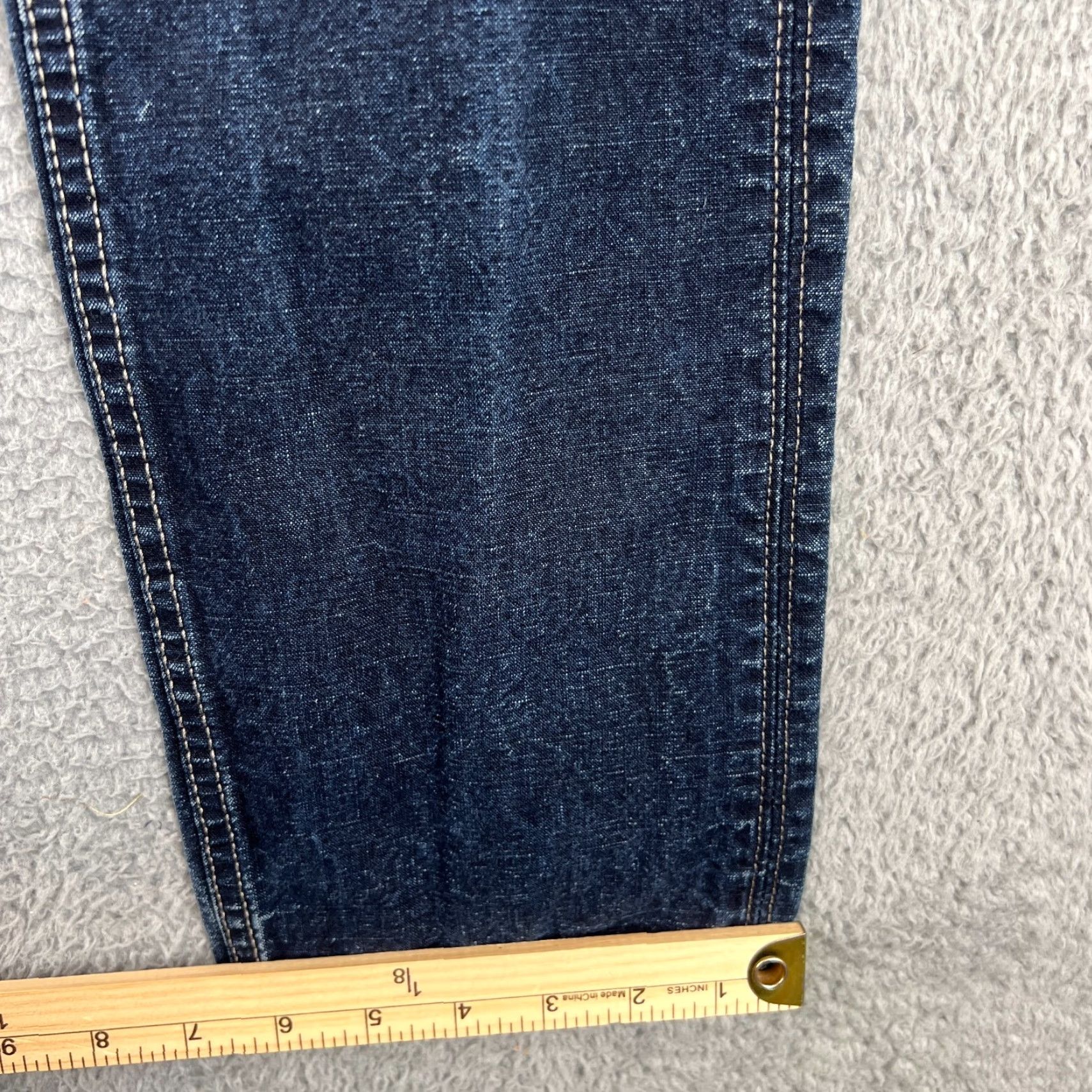 Levi's VINTAGE Levi's 522 Jeans Mens 30X32 Dark Wash Slim Tappered Jeans Size US 30 / EU 46 - 2 Thumbnail