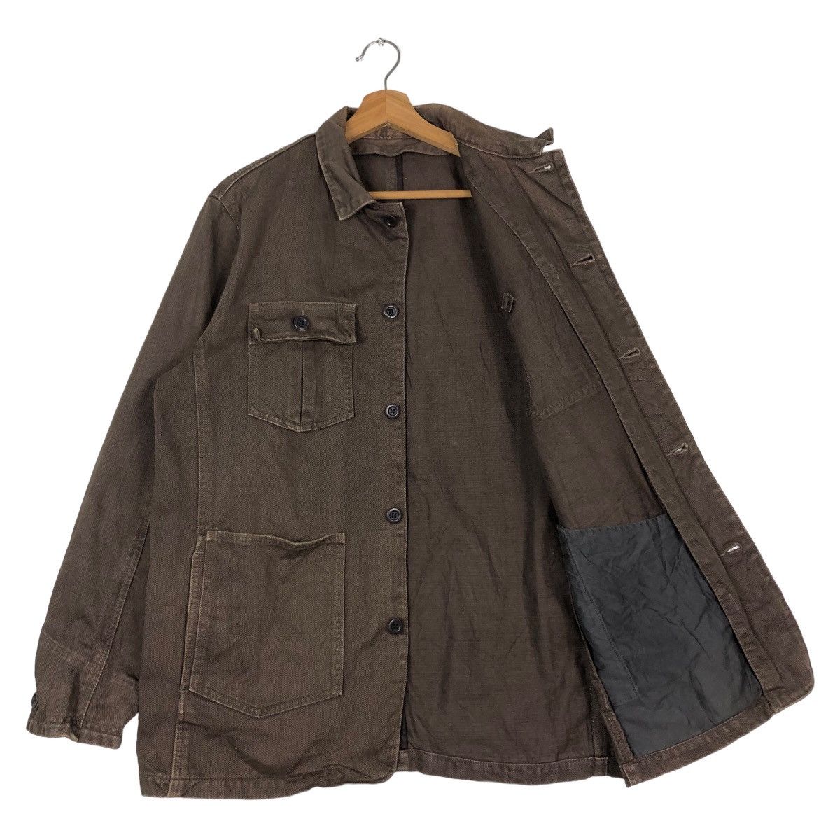 Japanese Brand 🔥Vintage Chore Work Jacket Japan Made Issey Miyake Design Size US M / EU 48-50 / 2 - 11 Thumbnail