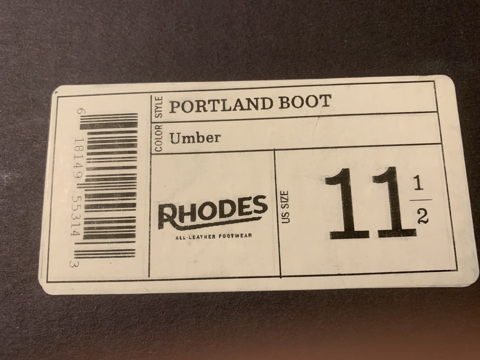 Rhodes Rhodes Portland Boots - Brown Rough Out Burnished Leather Size US 11.5 / EU 44-45 - 7 Thumbnail
