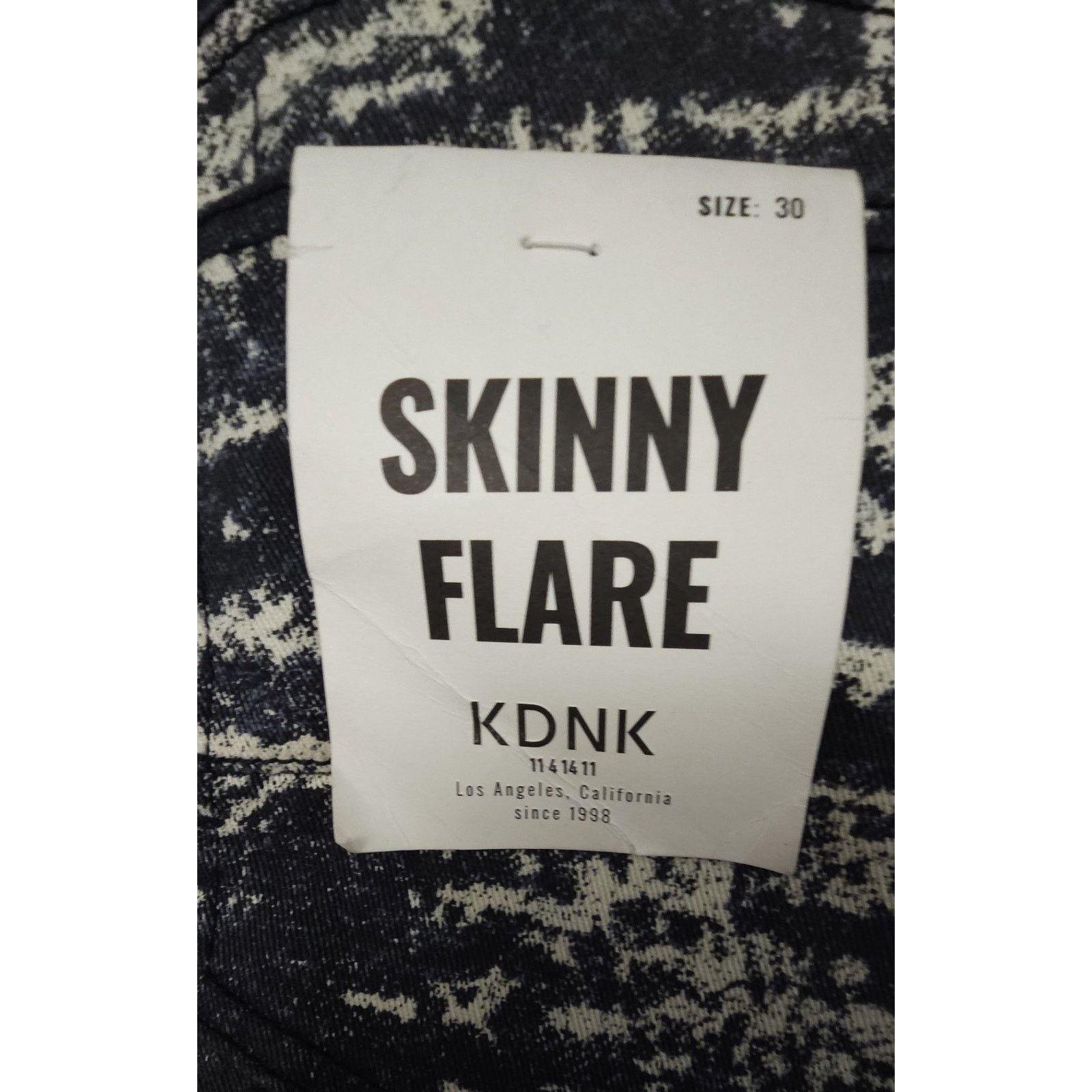 Other KDNK Flare Contrast FUNKY UNISEX Men’s JEANS DENIM Stretch30 Size US 30 / EU 46 - 7 Thumbnail