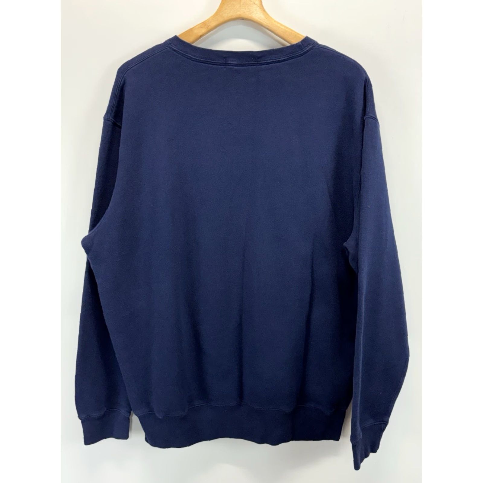 Polo Ralph Lauren VINTAGE Polo Ralph Lauren Sweatshirt XL Navy Blue Crew Neck Pullover Embroidered Logo Men Size US XL / EU 56 / 4 - 4 Thumbnail
