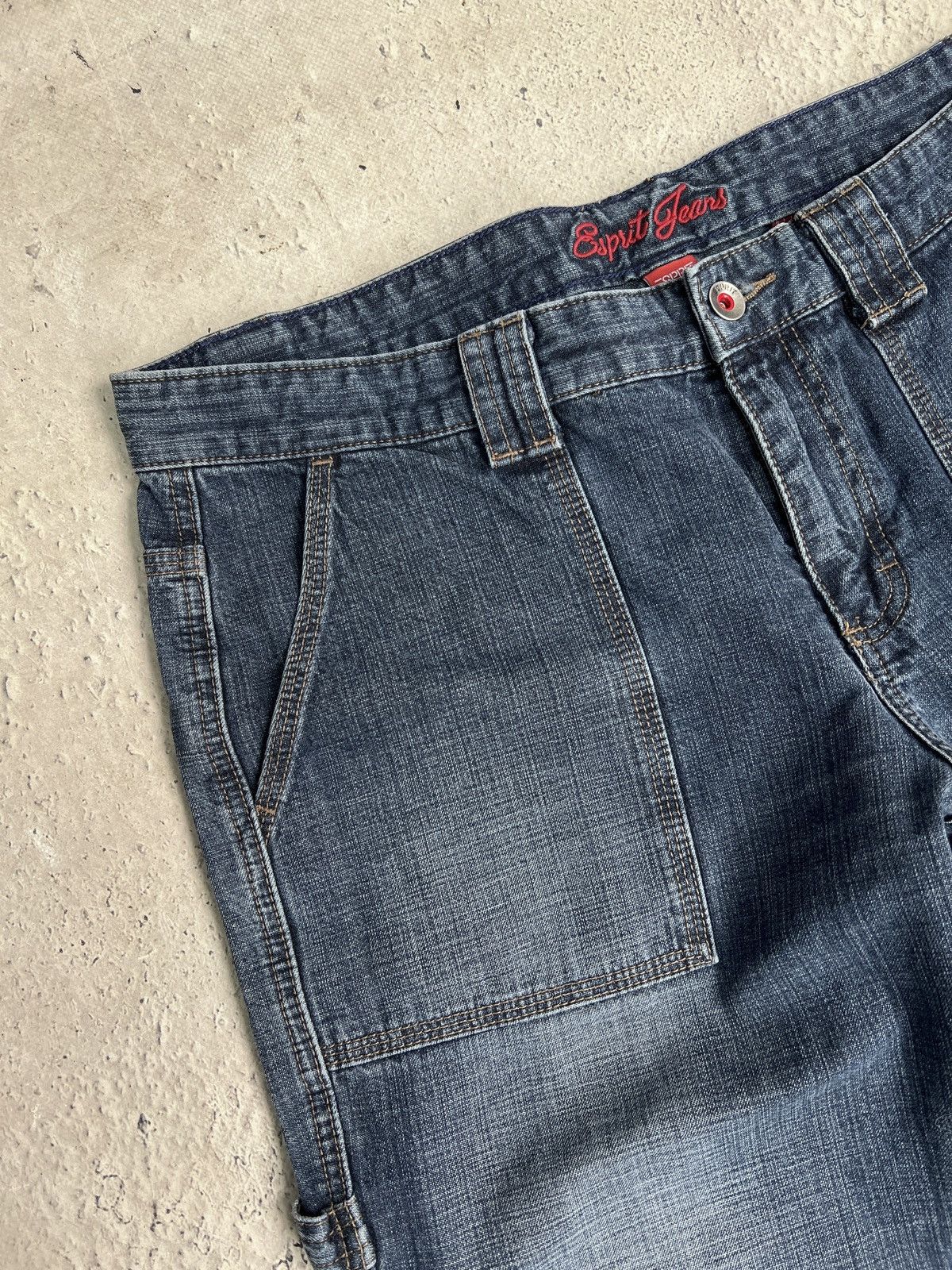 Diesel Diesel front button baggy denim jeans wide leg JnCO y2k Size US 35 - 5 Thumbnail
