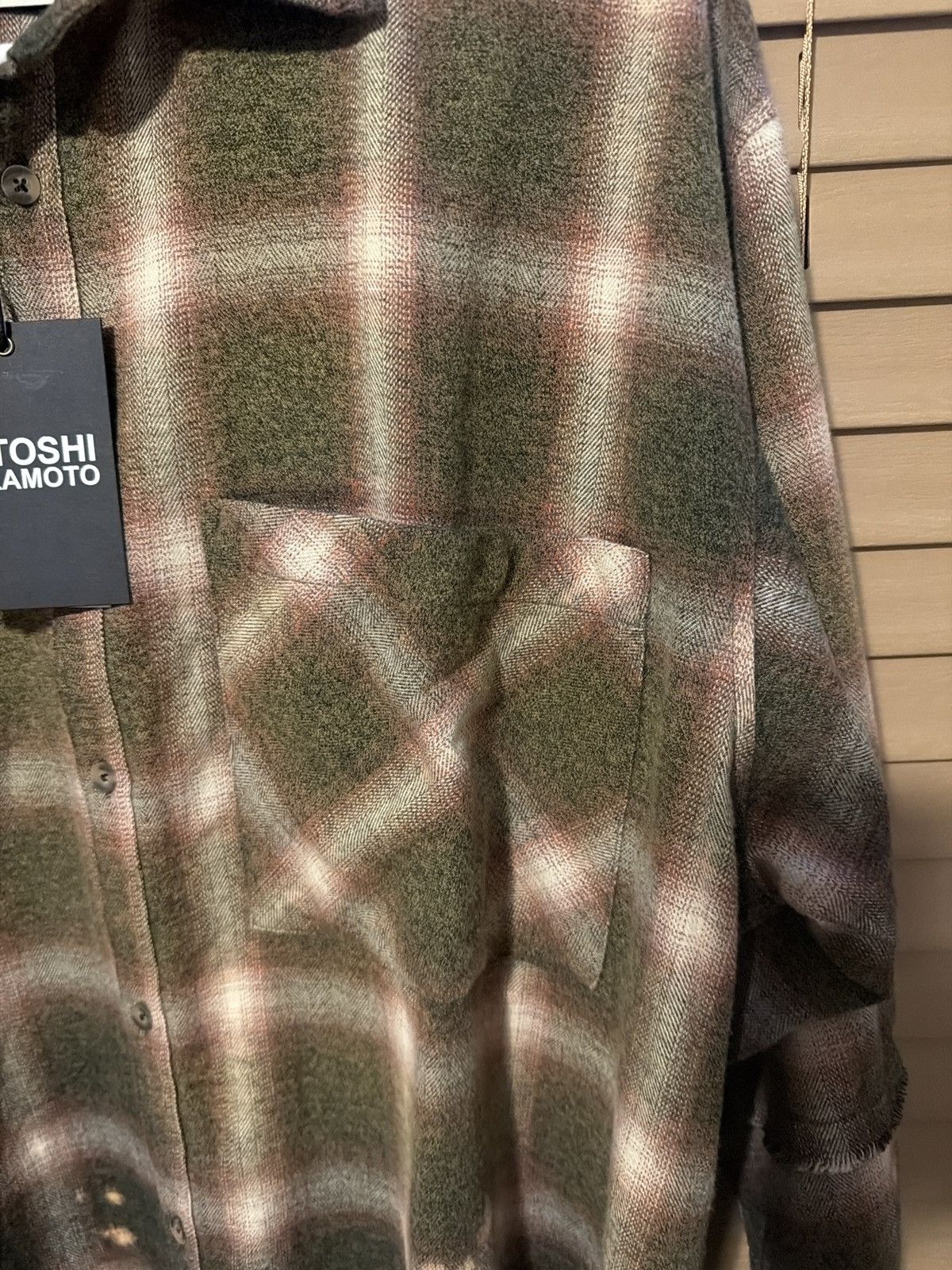 Satoshi Nakamoto Satoshi Nakamoto “Patchwork Flannel” Button Up Size XL Size US XL / EU 56 / 4 - 7 Thumbnail