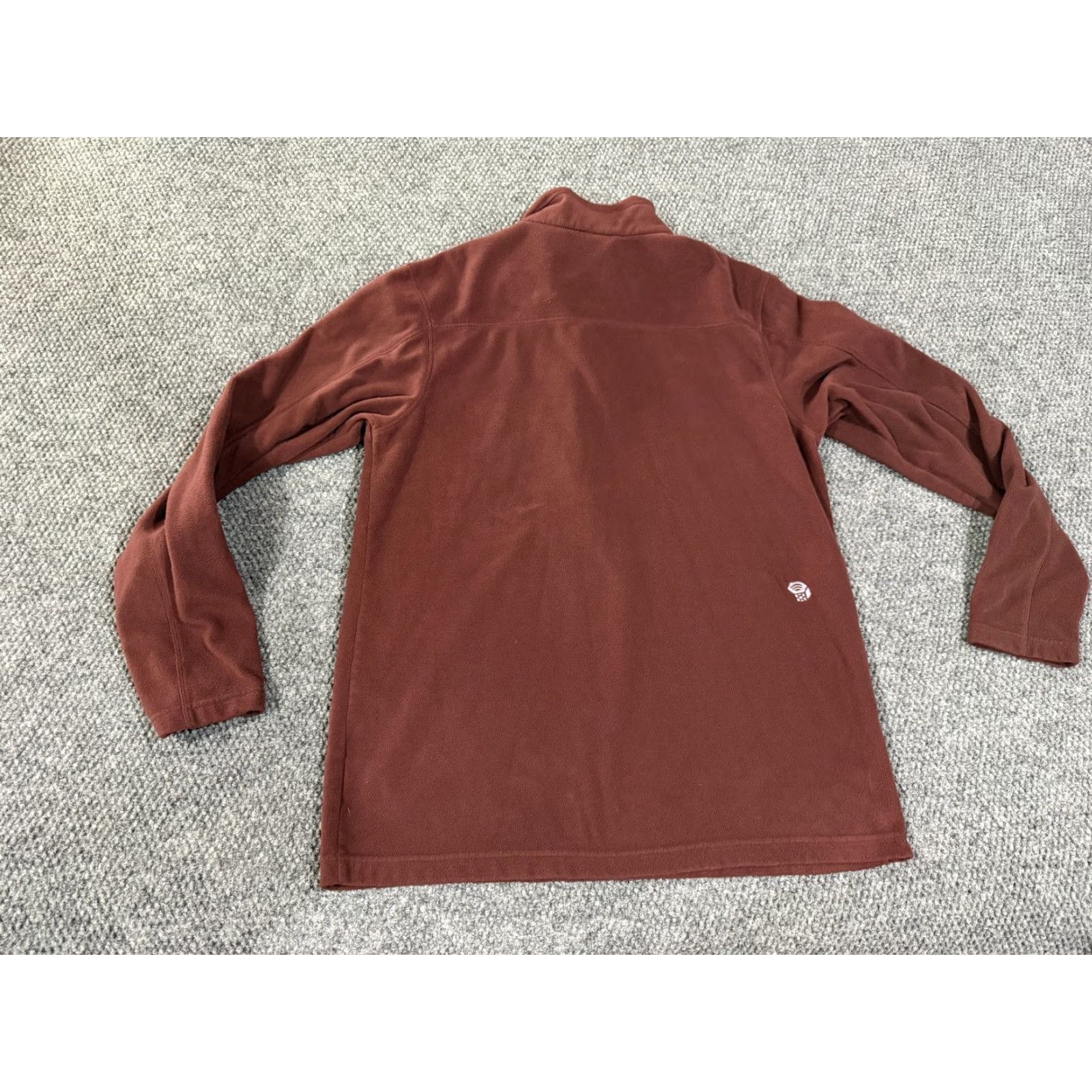 Mountain Hardwear Mountain Hardwear Fleece Pullover Mens XL Brown 1/4 Zip Outdoor Hiking Sweatshirt Regular Size Type Zipper Pockets Mock Neck Logo Size US XL / EU 56 / 4 - 6 Thumbnail