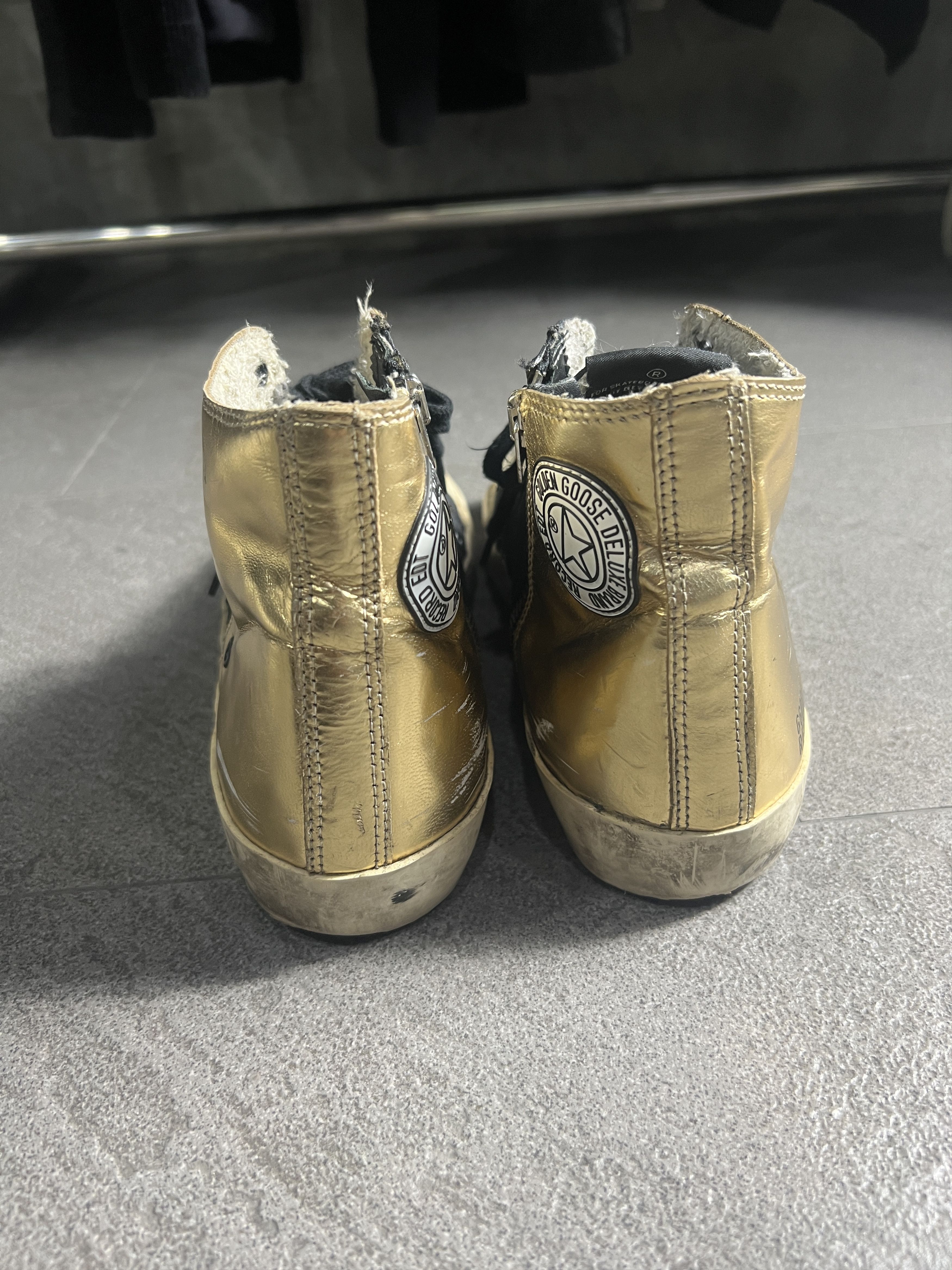 Golden Goose Golden Goose Francy High Gold Records EDT Size 40 Size US 7 / EU 40 - 5 Thumbnail