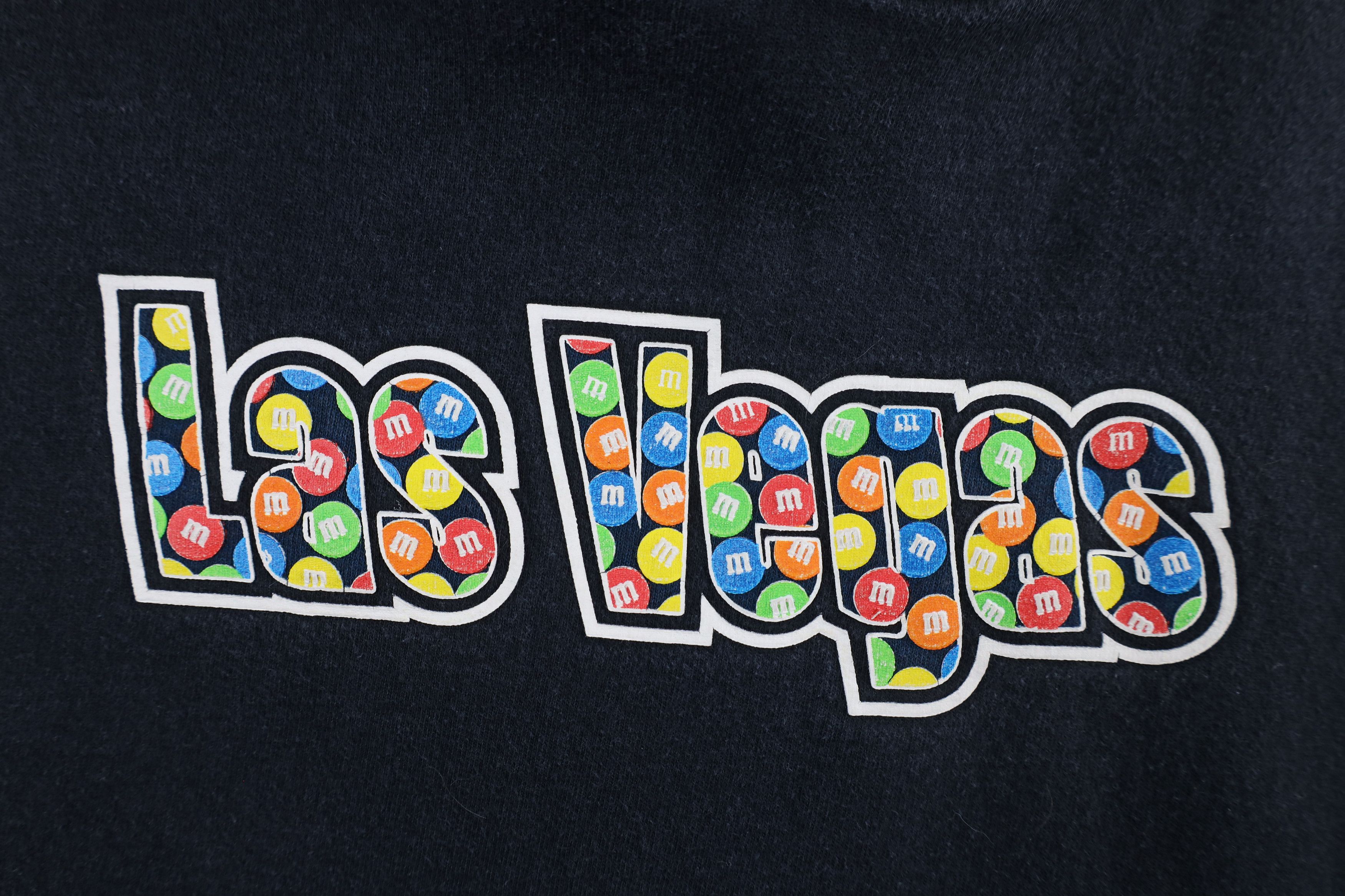Vintage Vintage Y2K Mars Candy Spell Out Las Vegas M&Ms Hoodie Black Size US S / EU 44-46 / 1 - 4 Thumbnail