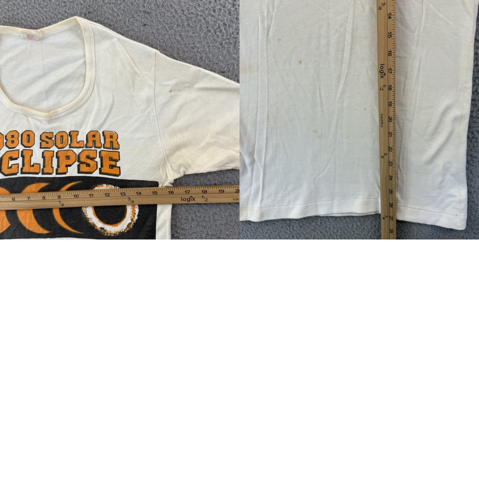 Vintage VINTAGE Kenya Solar Eclipse Shirt Adult Small White Short Sleeve 80s Outdoor USA Size US S / EU 44-46 / 1 - 8 Thumbnail