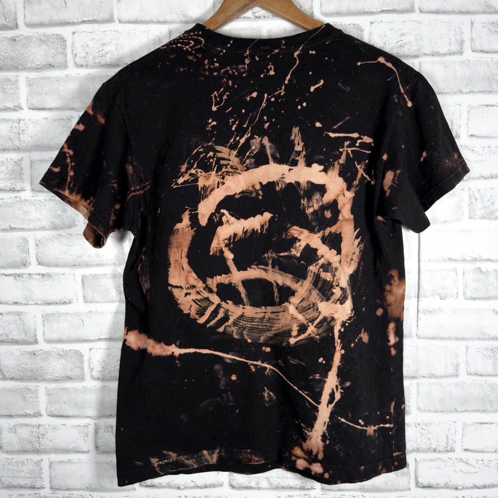 Vintage VINTAGE Alstyle Astro World Bleached Black Graphic Tee Mens Size M Size US M / EU 48-50 / 2 - 5 Thumbnail