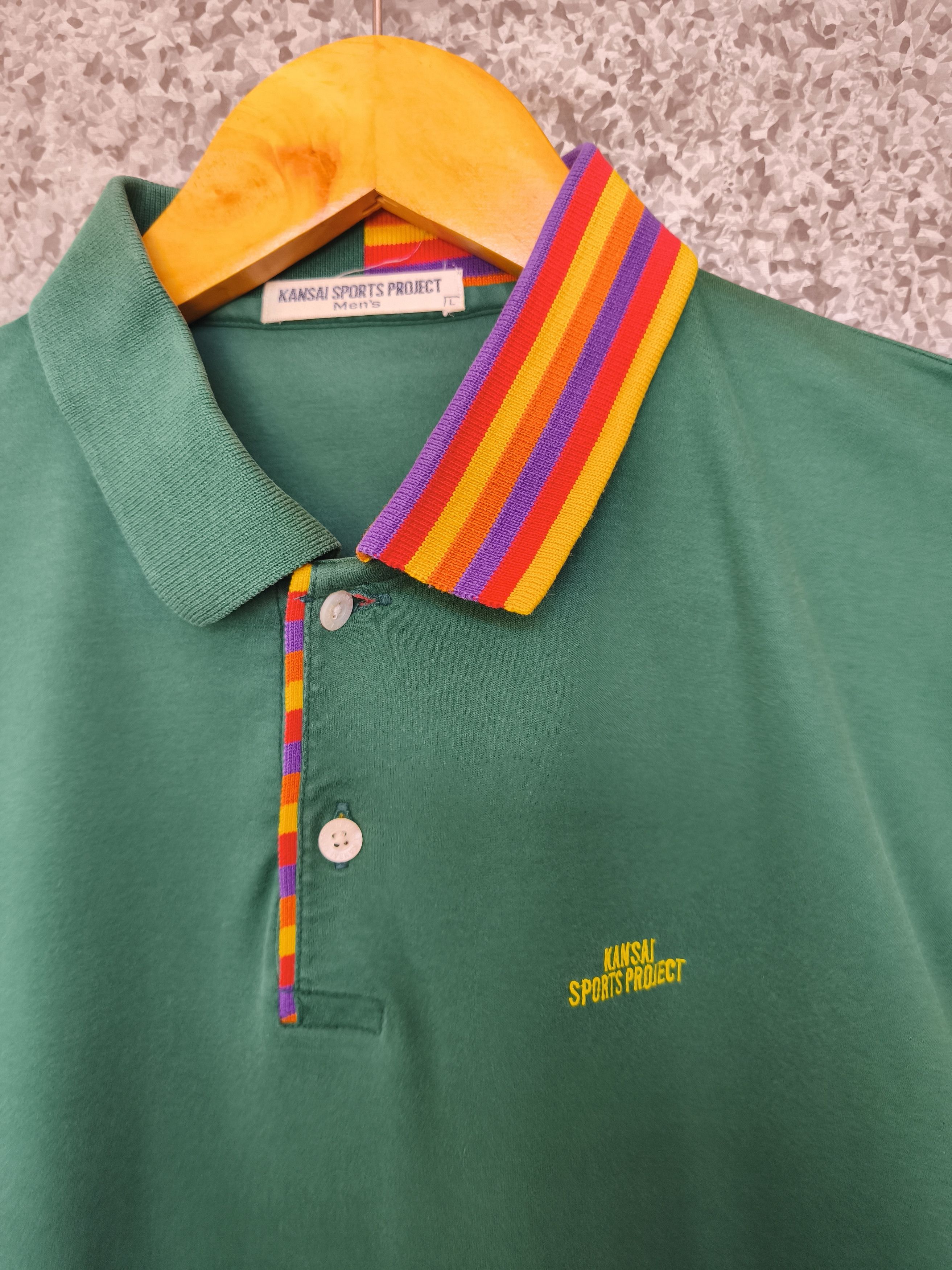 Kansai Yamamoto Vintage Kansai Sport Project polos long sleeve Size US L / EU 52-54 / 3 - 3 Thumbnail