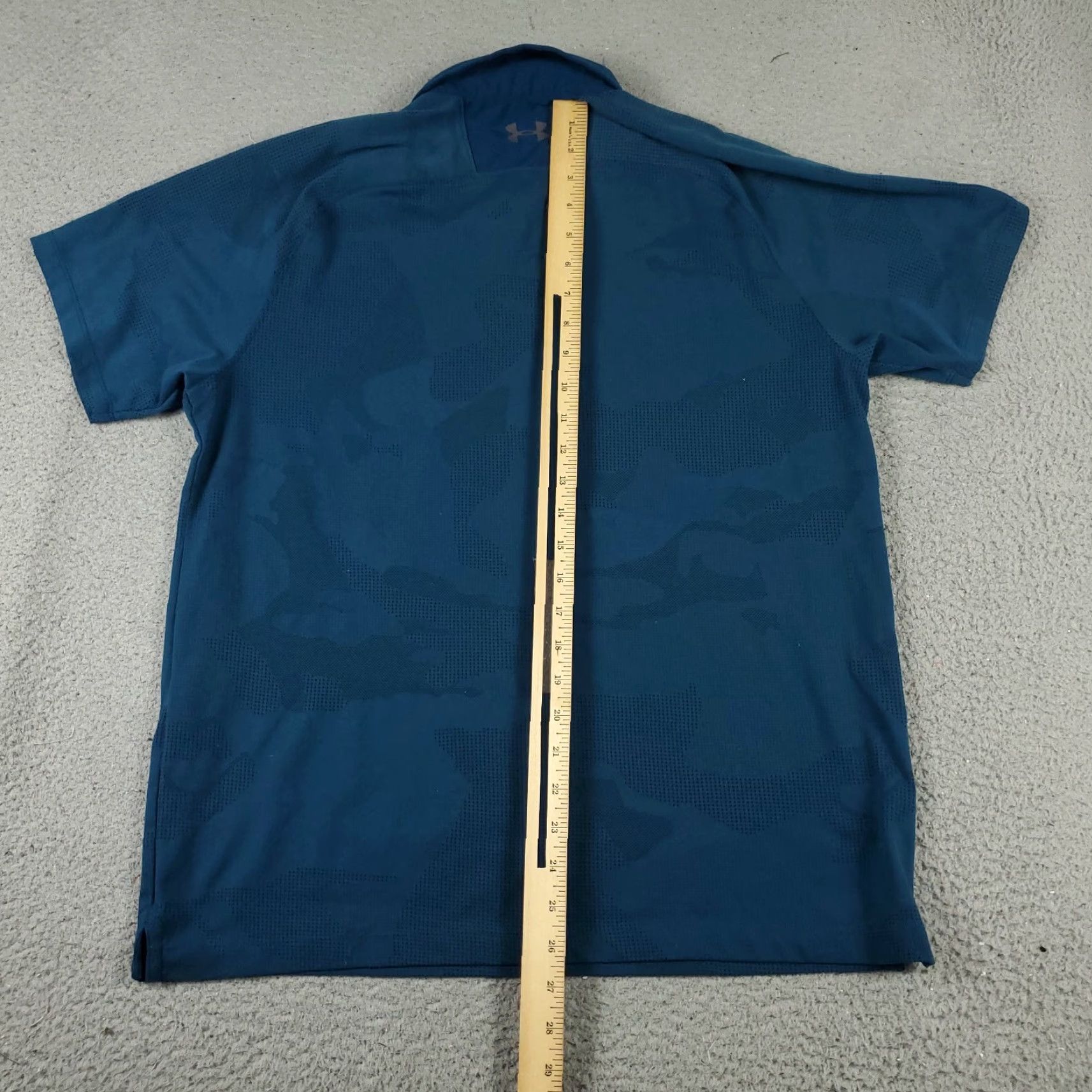 Under Armour Under Armour Polo Shirt Mens Size Medium Blue Camouflage Short Sleeve Polo Shirt Mens Blue Camouflage Short Sleeve Under Armour Size US M / EU 48-50 / 2 - 3 Thumbnail