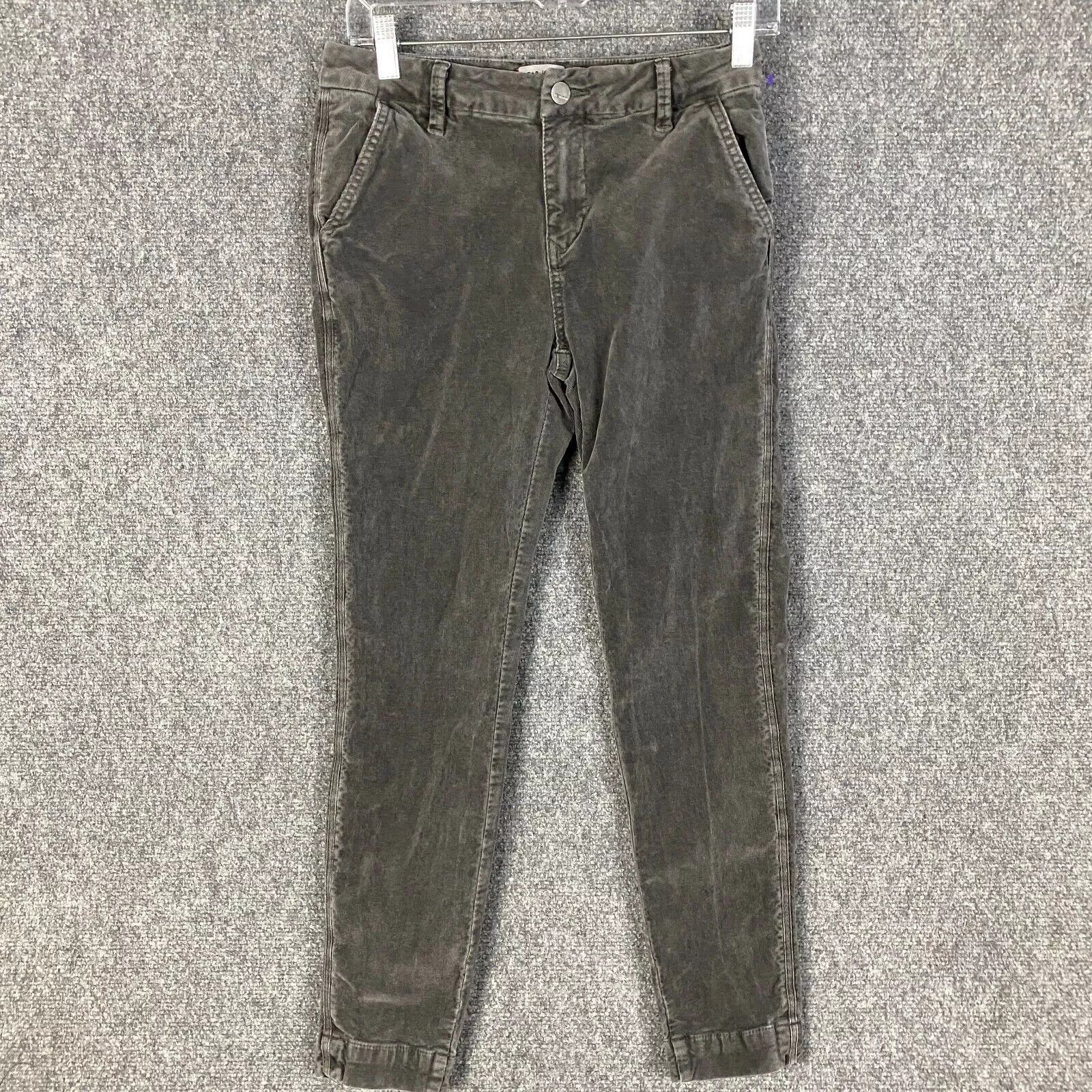 Other Dear John Corduroy Pants Women's Size 27 Gray Cotton Blend Size 27" / US 4 / IT 40 - 1 Thumbnail