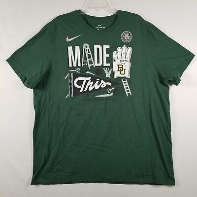 Nike The Nike Tee Mens Size XXL NCAA Baylor Univ Final Four 2021 Size US XXL / EU 58 / 5 - 4 Thumbnail