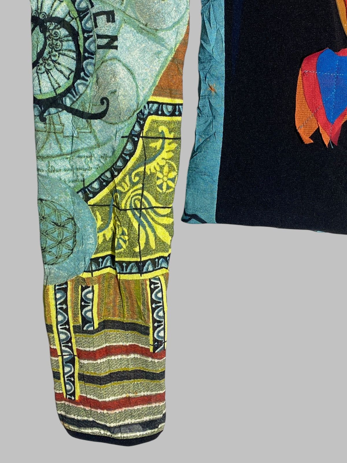 Vintage Save The Queen Rare Print T-Shirt Avant Garde Boho Art Tee Size L / US 10 / IT 46 - 8 Thumbnail