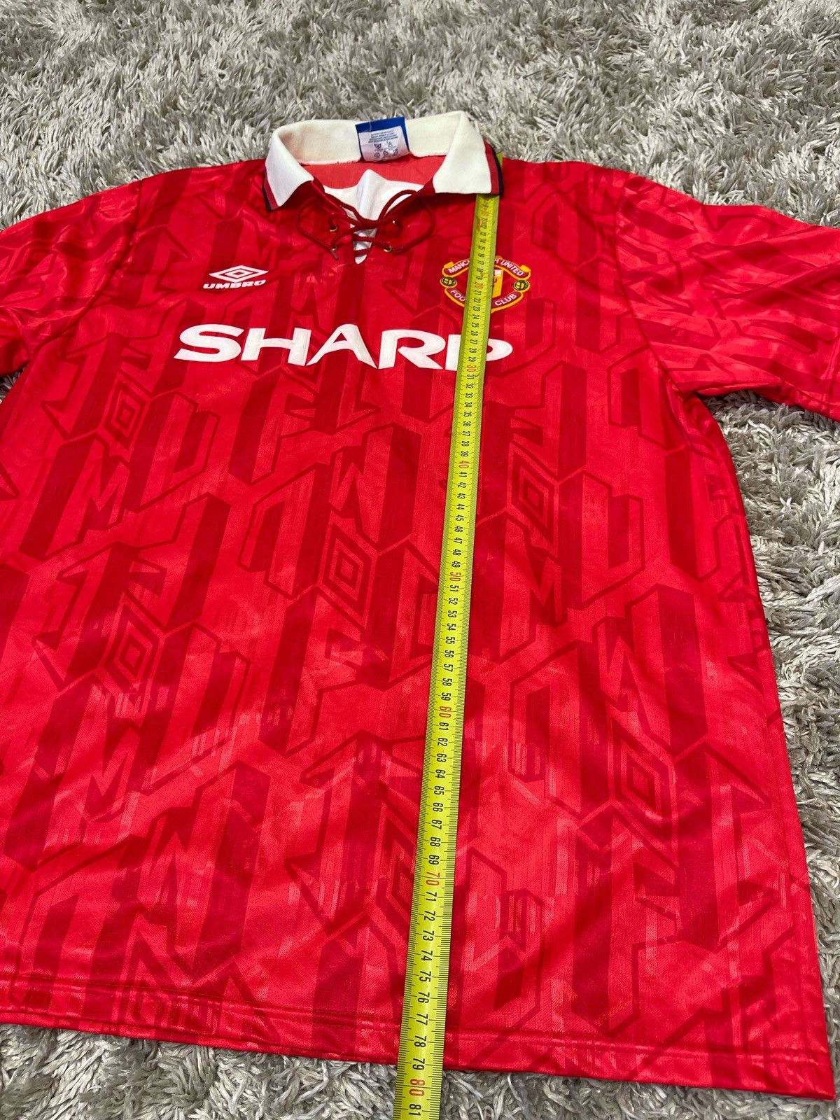 Nike Vintage 1992-94 Manchester United Shirt Umbro Sharp Jersey Size US XL / EU 56 / 4 - 17 Thumbnail