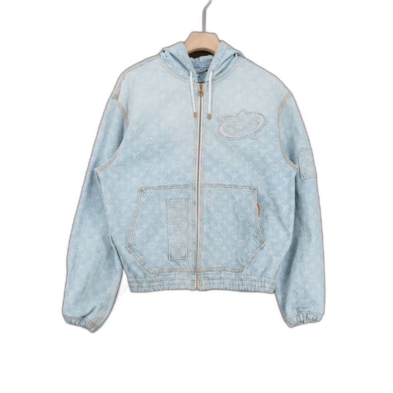 Louis Vuitton LV Louis Vuitton NBA Denim Hooded Jacket Size US L / EU 52-54 / 3 - 1 Thumbnail
